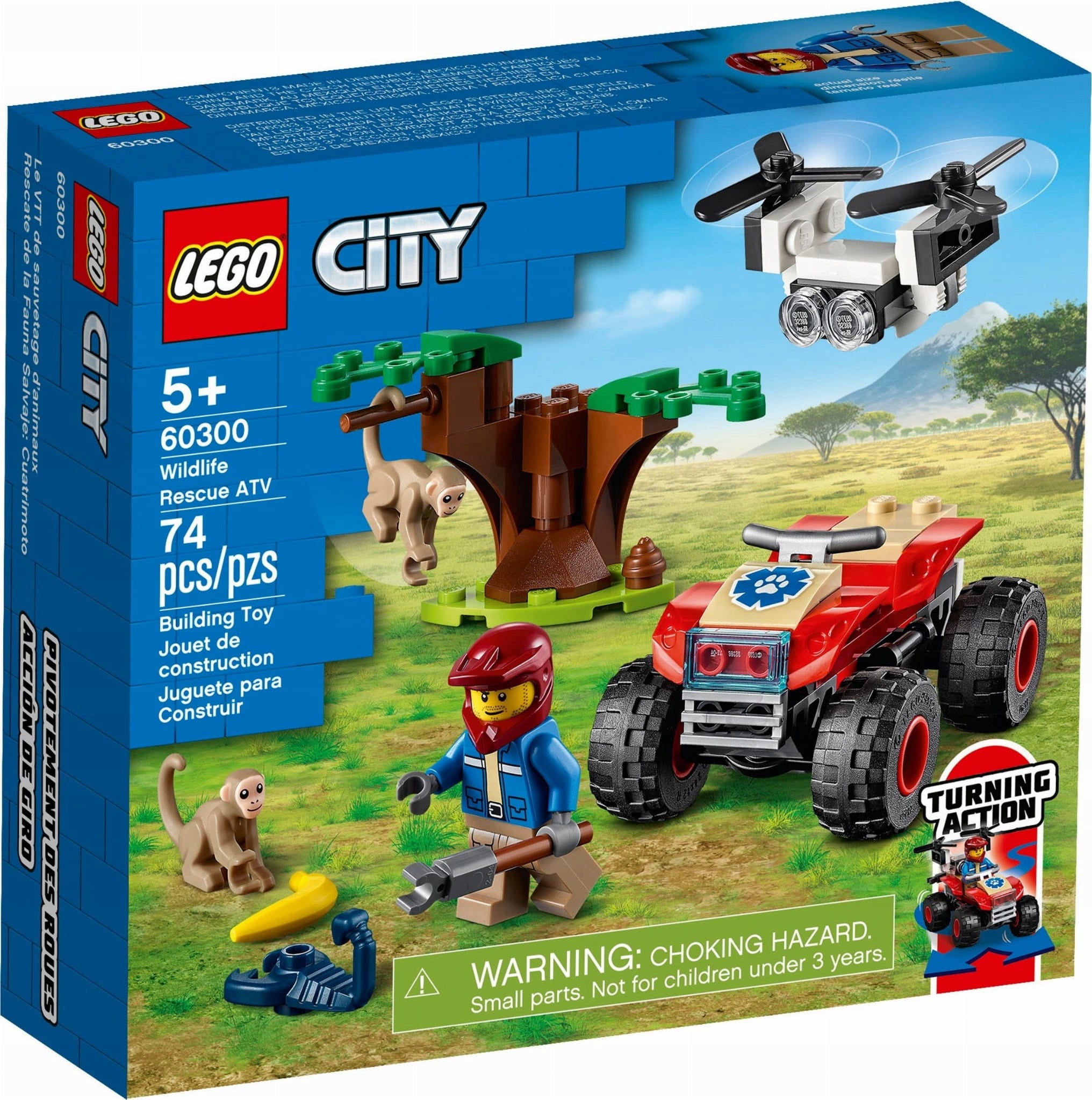 LEGO 60300 CITY Quad of wildlife rescuers