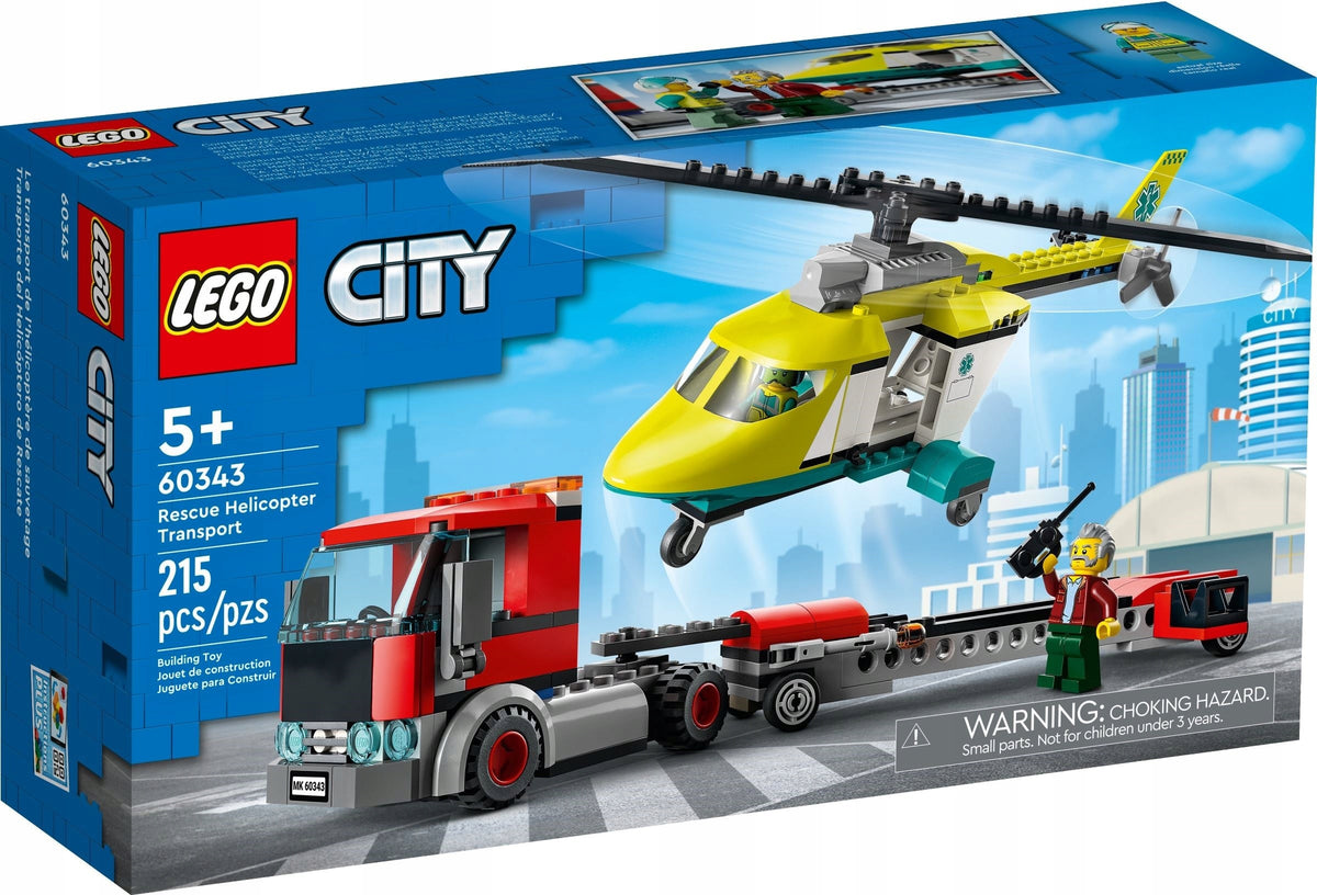 LEGO 60343 CITY TOW TRUCK OF RESCUE HELICOPTER