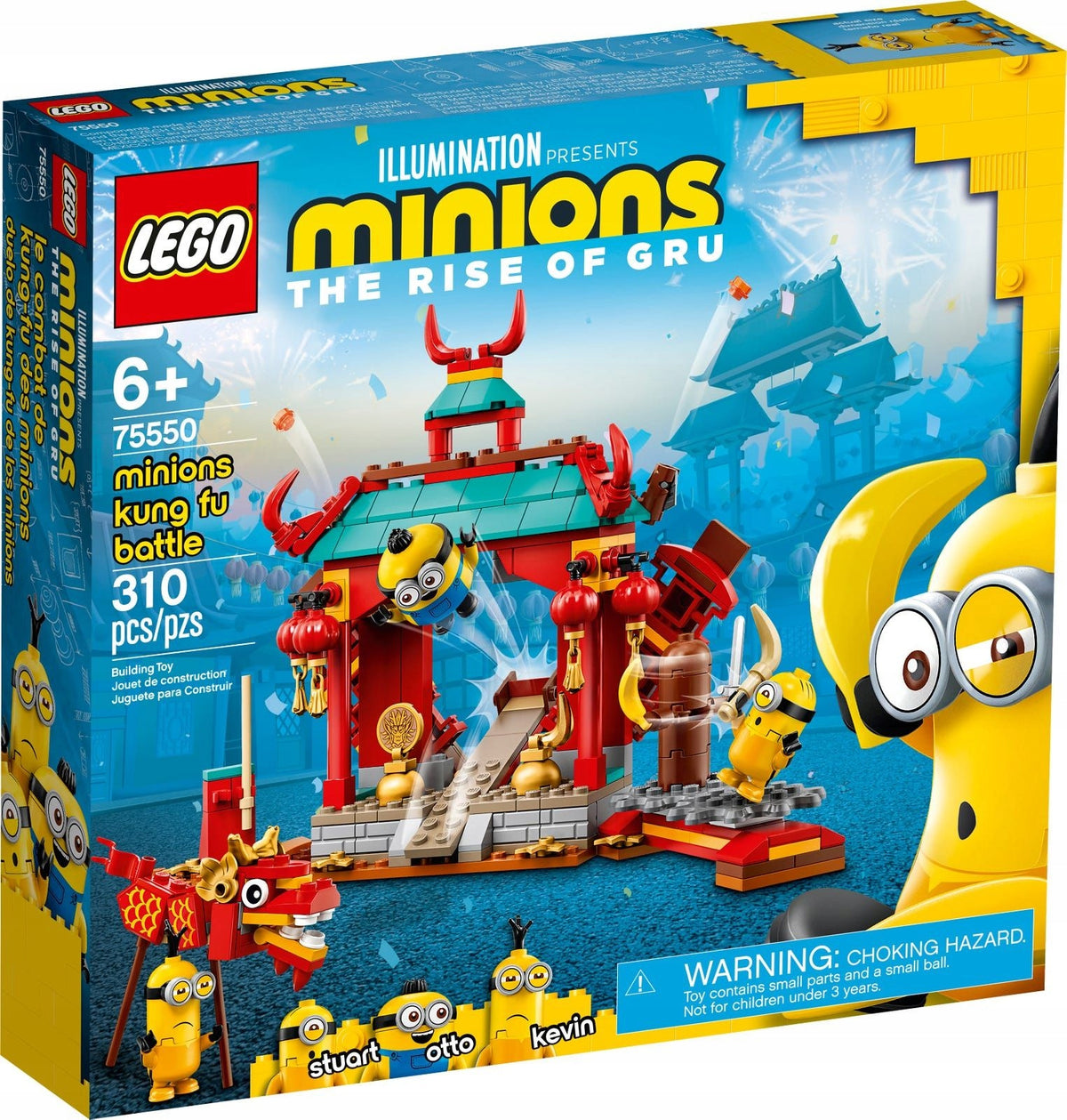 LEGO 75550 MINIONS - MINIONS AND KUNG FU FIGHT