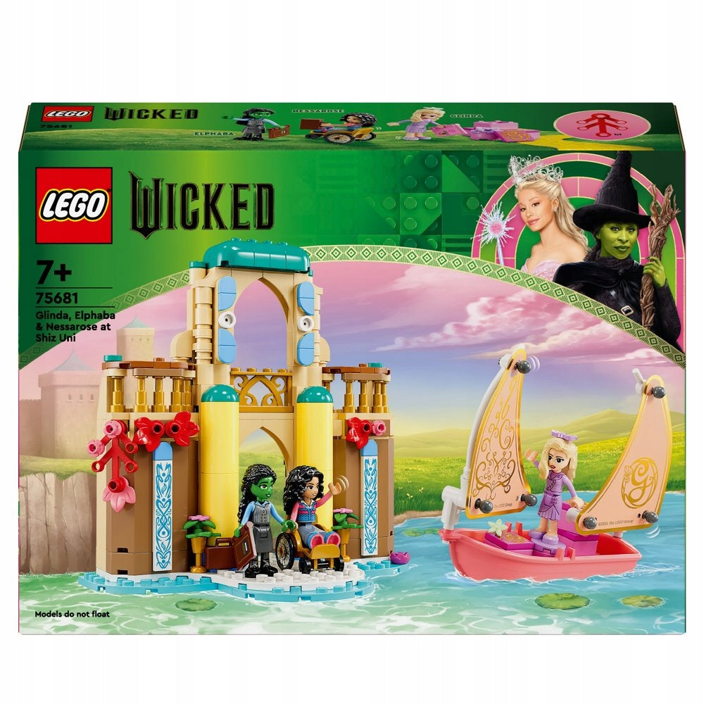 LEGO 75681 WICKED Glinda, Elphaba & Nessarose at Shiz University Packaging status original