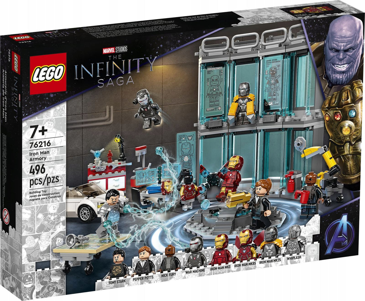 LEGO 76216 Marvel Super Heroes - Iron Man Armory
