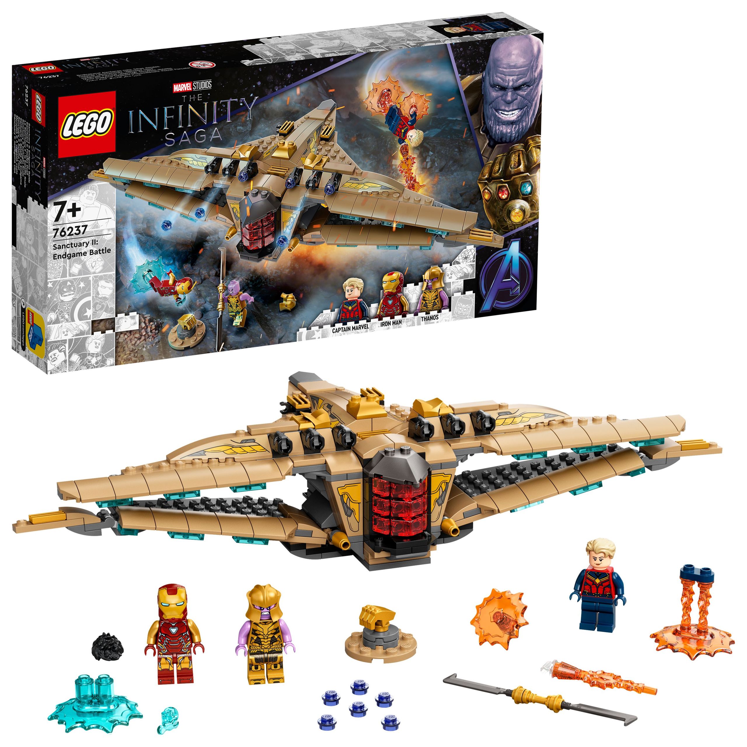 76237 LEGO® Super Heroes Keturių sparnų erdvėlaivis