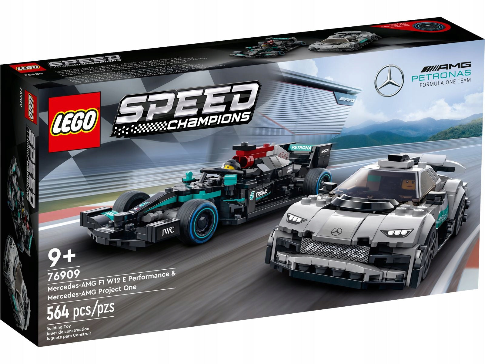 LEGO 76909 SPEED CHAMPIONS MERCEDES-AMG F1 W12 E PERFORMANCE & MERCEDES-AMG ONE