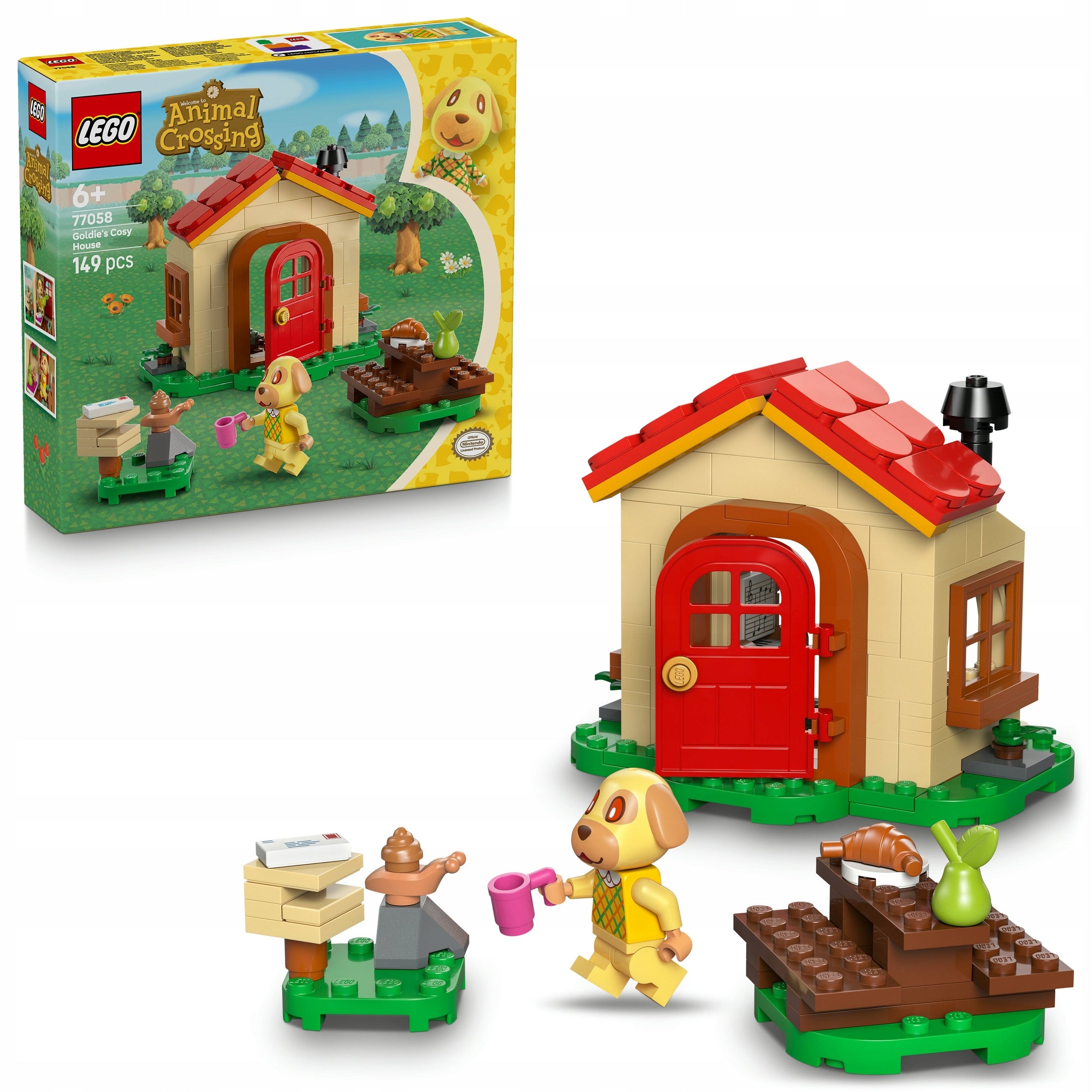 LEGO Animal Crossing 77058 Cozy House Goldie