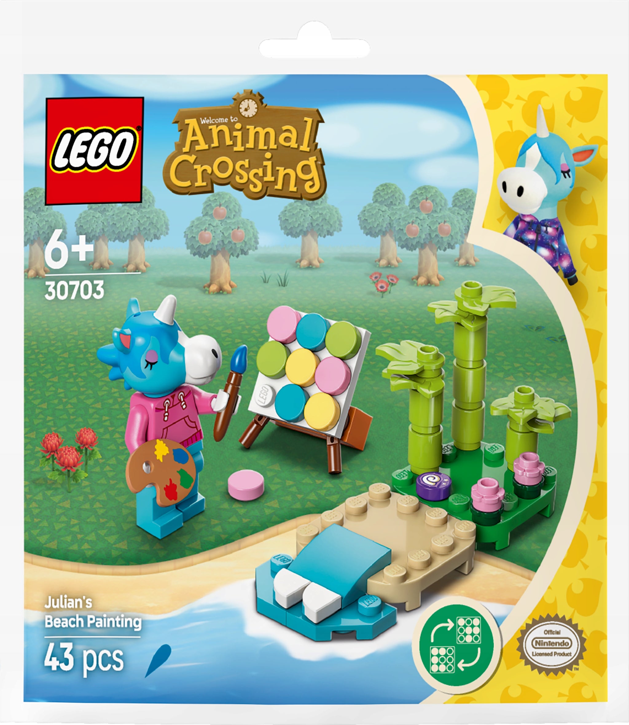 LEGO Animal Crossing Julian and Beach Picture 30703