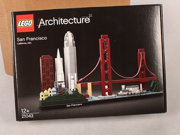 LEGO Architecture 21043 San Francisco (((( promáčklá krabice ))))