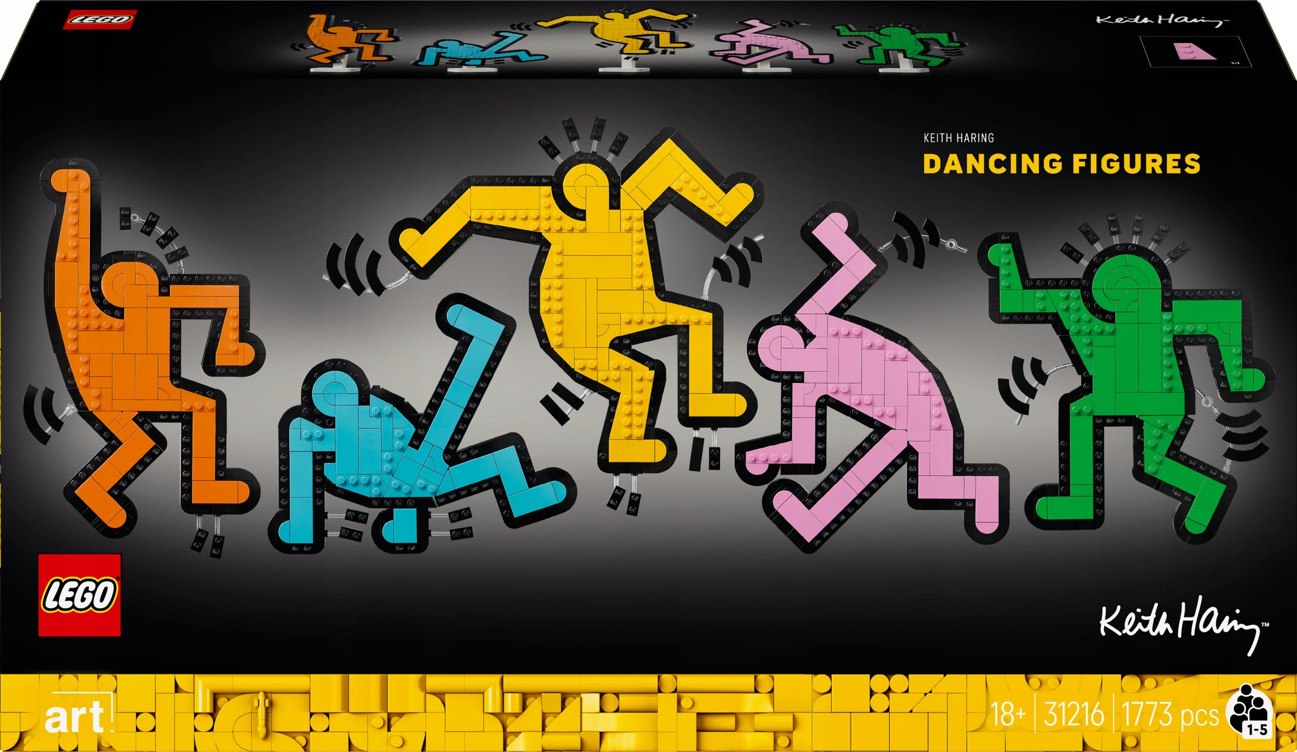 LEGO Art Keith Haring - Dancing Characters 31216