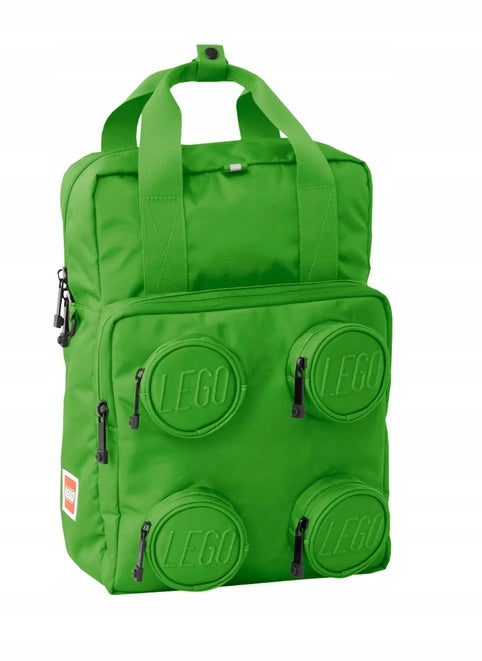 LEGO BACKPACK CLASSIC SIGNATURE BRICK 2X2 GREEN 20205-0037