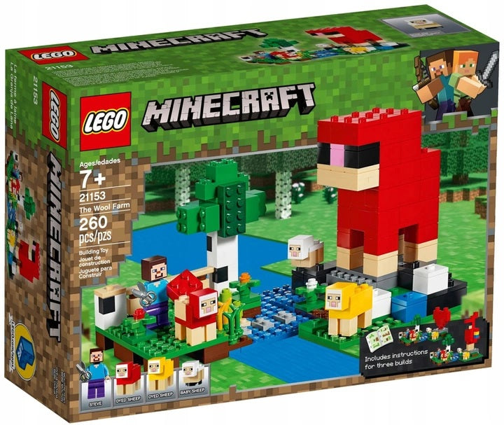 LEGO BLOCKS MINECRAFT 21153 Sheep breeding Brand LEGO
