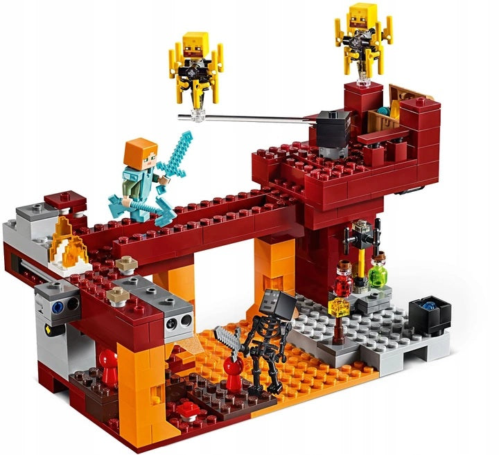 LEGO BLOCKS MINECRAFT 21154 BRIDGE FLAMES BLOCKS Product number 21154