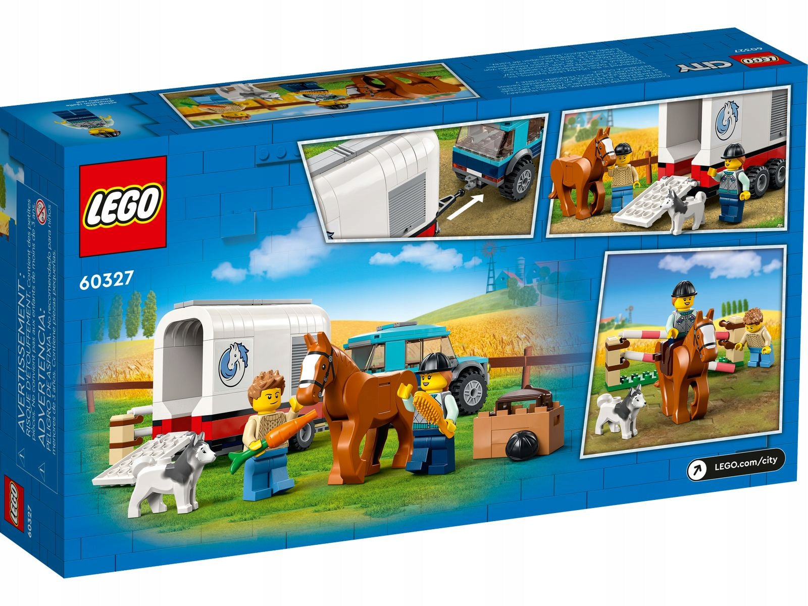 LEGO CITY HORSE TRANSPORT TRAILER #60327 Packaging status original