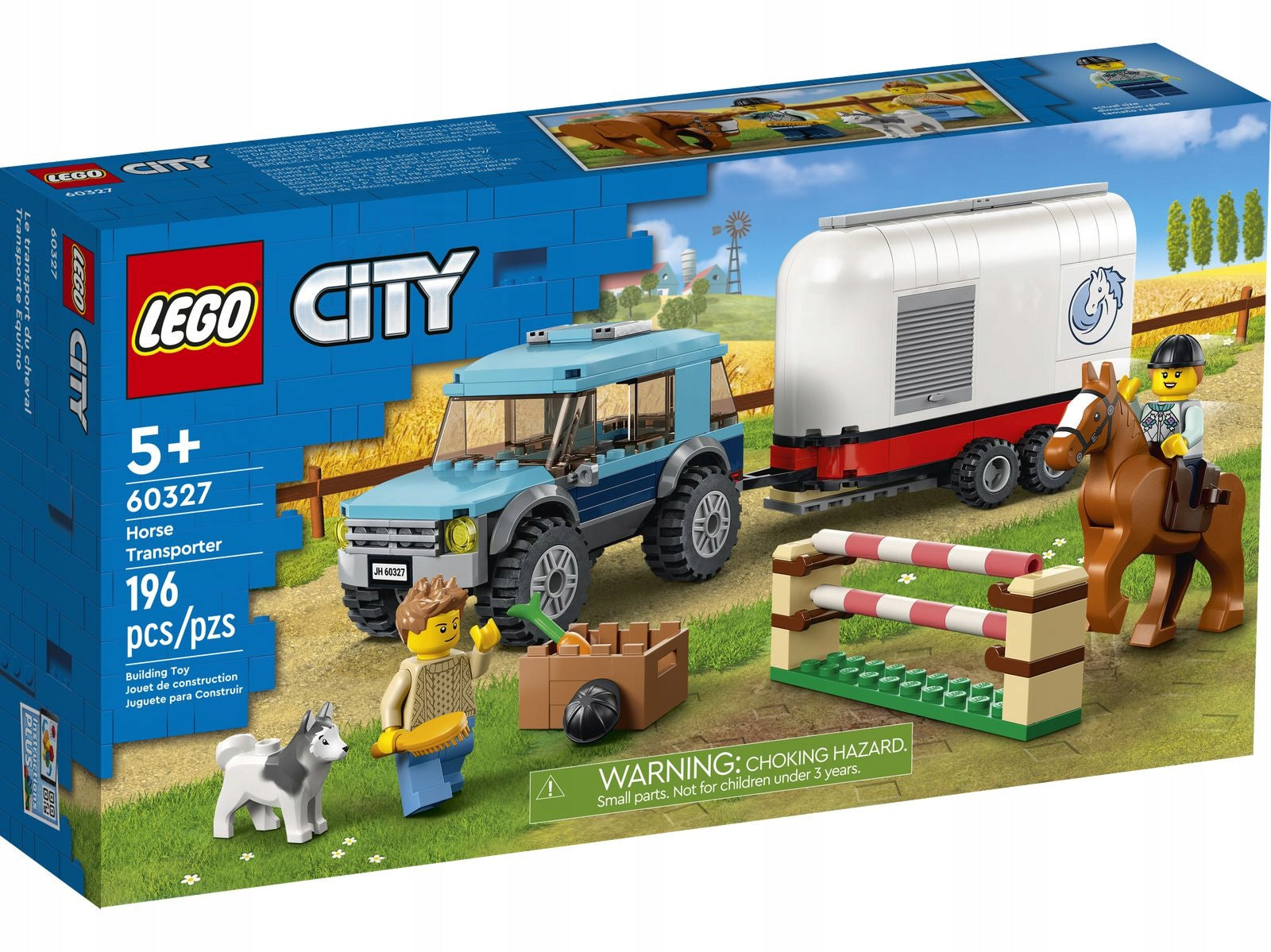 LEGO CITY HORSE TRANSPORT TRAILER #60327
