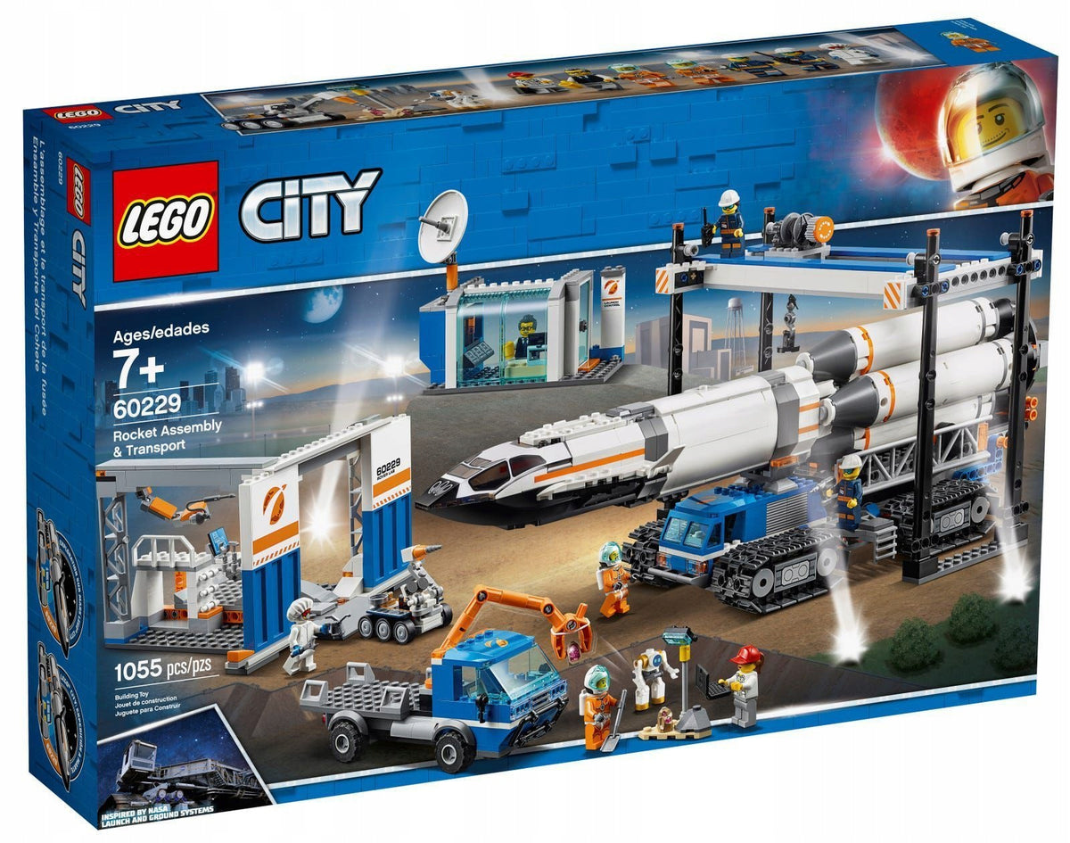LEGO - CITY - TRANSPORT AND ASSEMBLY OF ROCKET - 60229