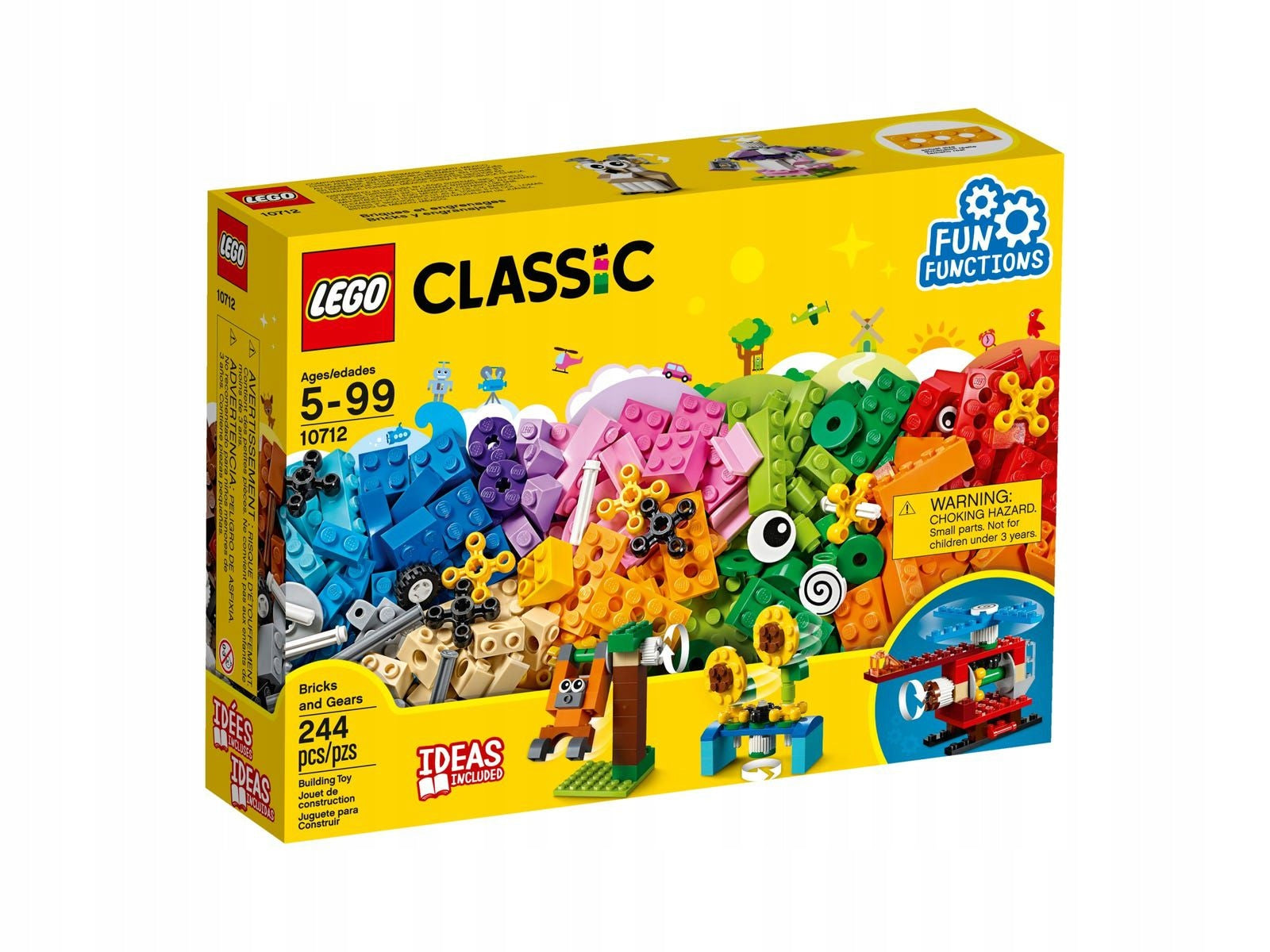 10712 LEGO® Classic Kaladėlės ir smagračiai