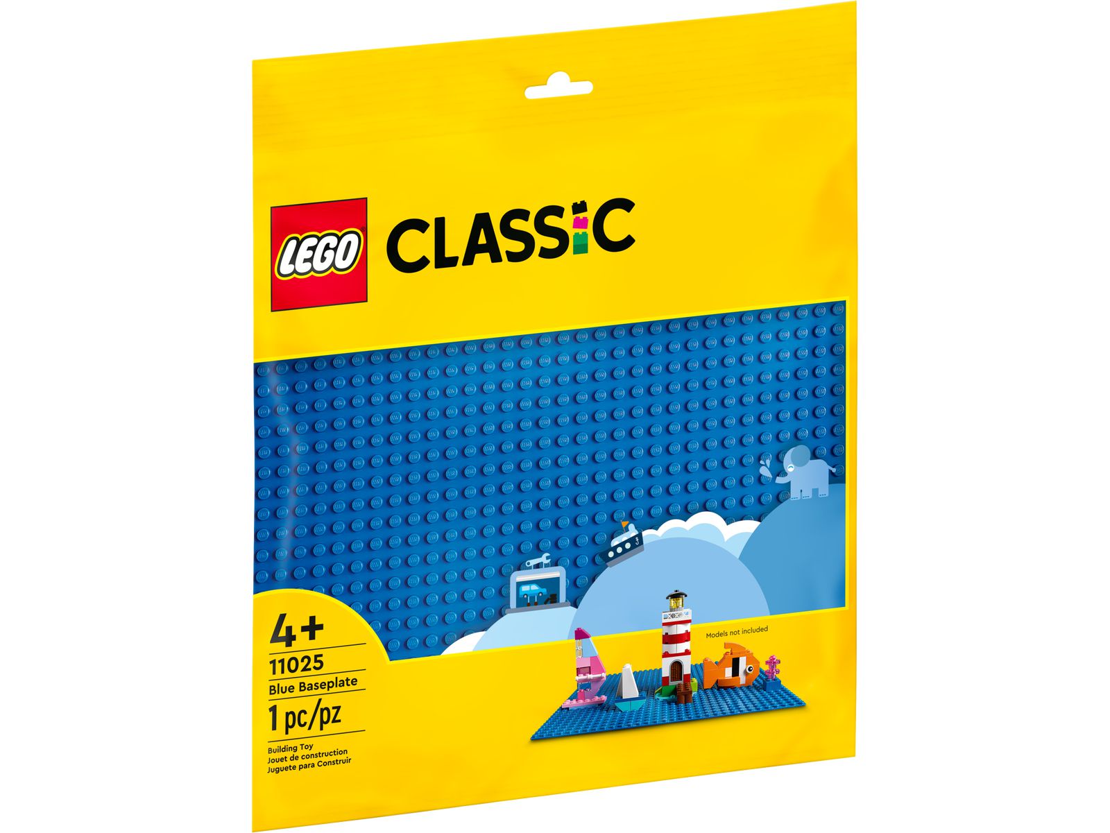 LEGO CLASSIC 11025 BLUE CONSTRUCTION TILE 25x25 cm Packaging status original