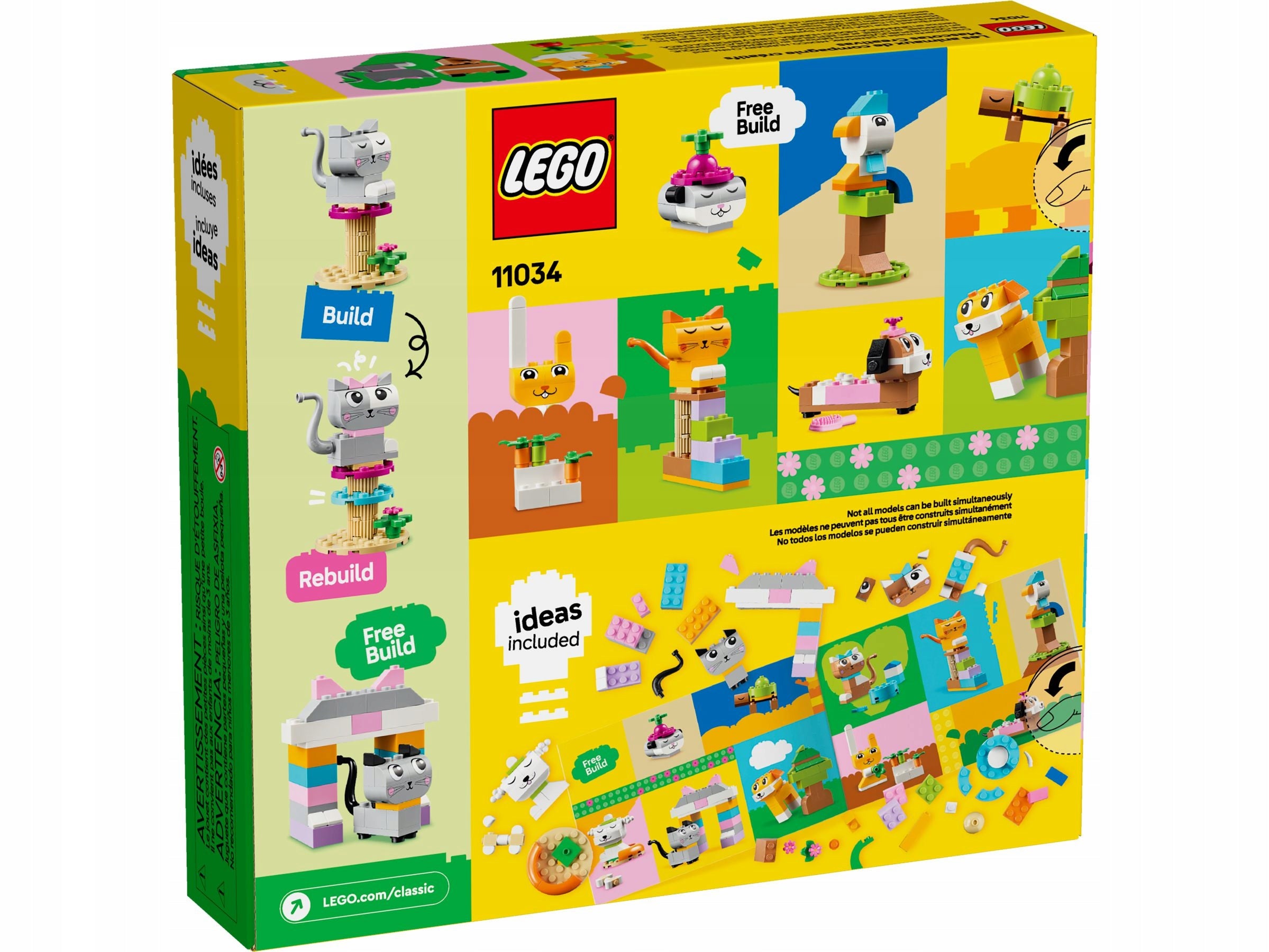 LEGO - CLASSIC - CREATIVE ANIMALS - 11034 Product number 11034