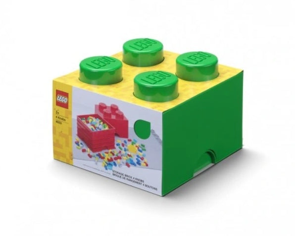 LEGO CONTAINER BOX BLOCK 4 GREEN 25 cm 40031734