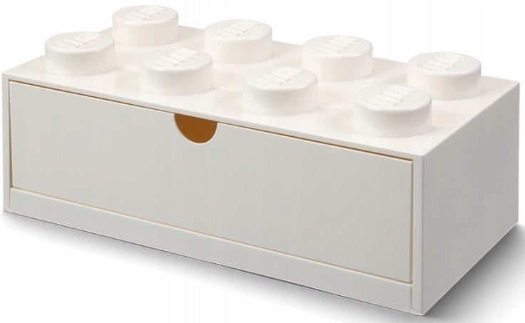 LEGO CONTAINER BRICK DRAWER 8 FOR DESK WHITE