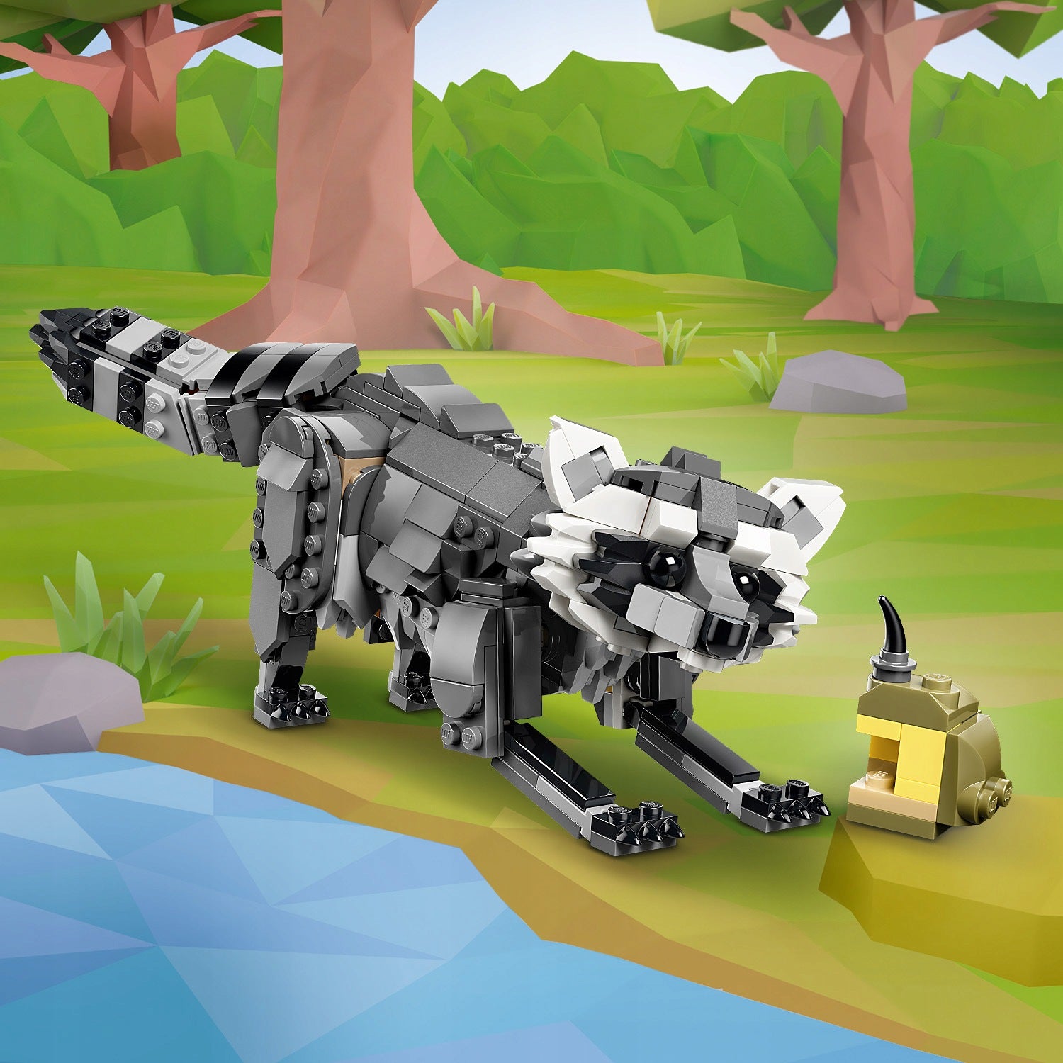 LEGO - CREATOR 3in1- FOREST ANIMALS - WOLF GREY - 31393 Brand LEGO