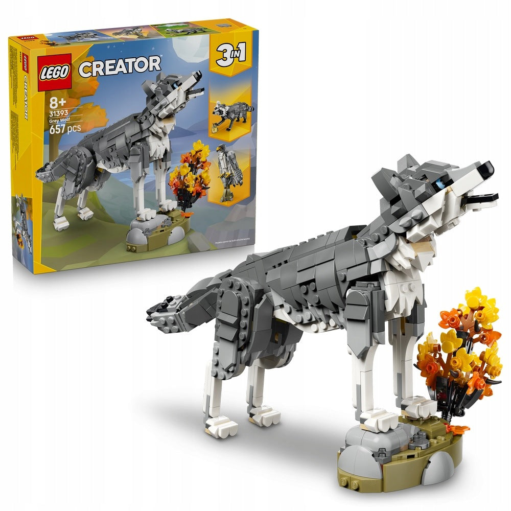 LEGO - CREATOR 3in1- FOREST ANIMALS - WOLF GREY - 31393