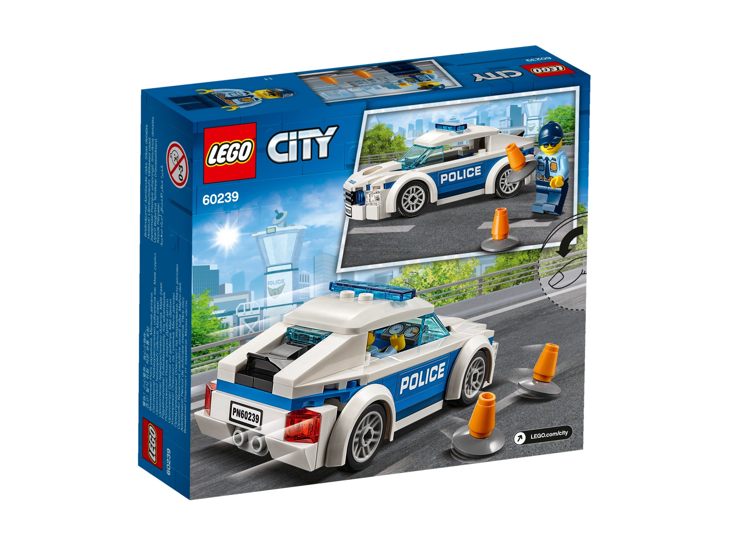 60239 LEGO® City Policijos patrulio automobilis
