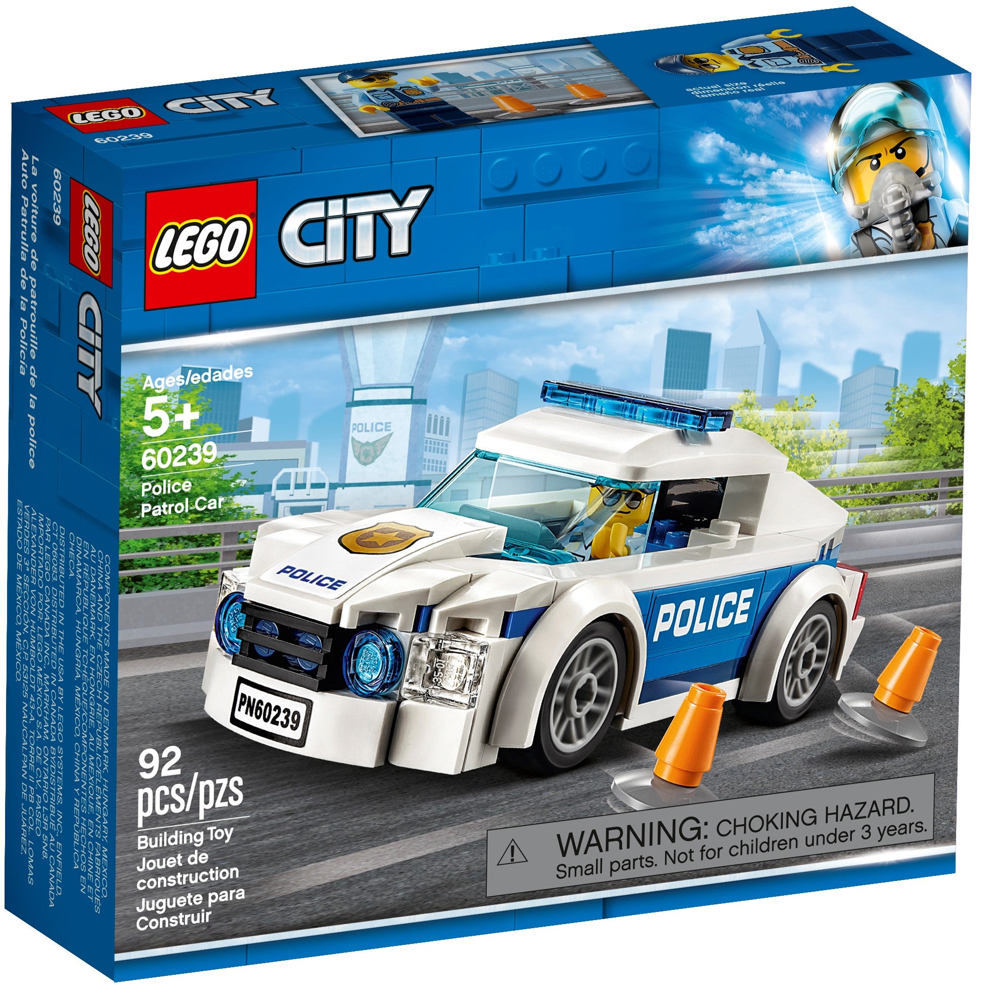 60239 LEGO® City Policijos patrulio automobilis