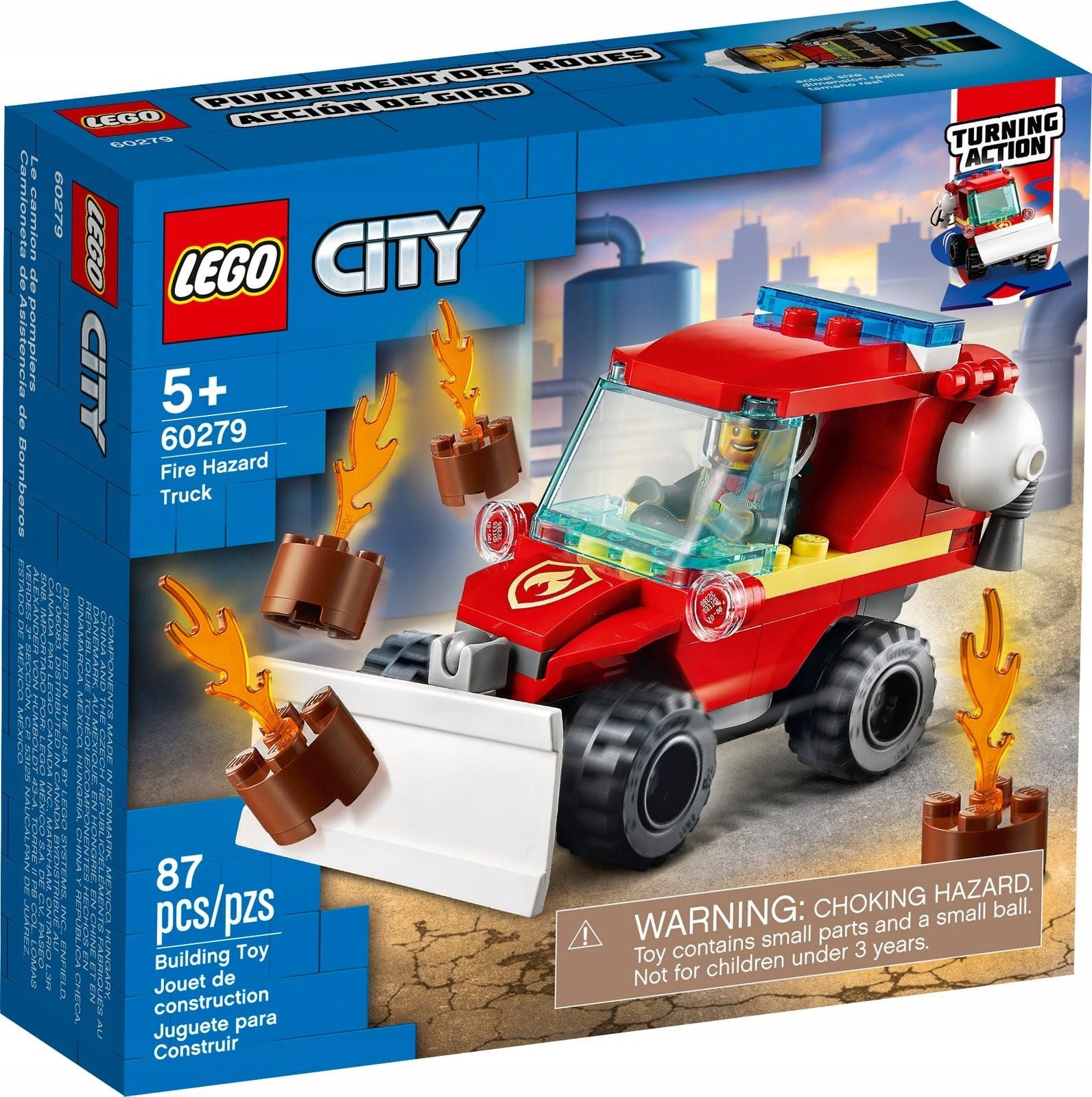 60279 LEGO® City Ugniagesių gelbėtojų sunkvežimis