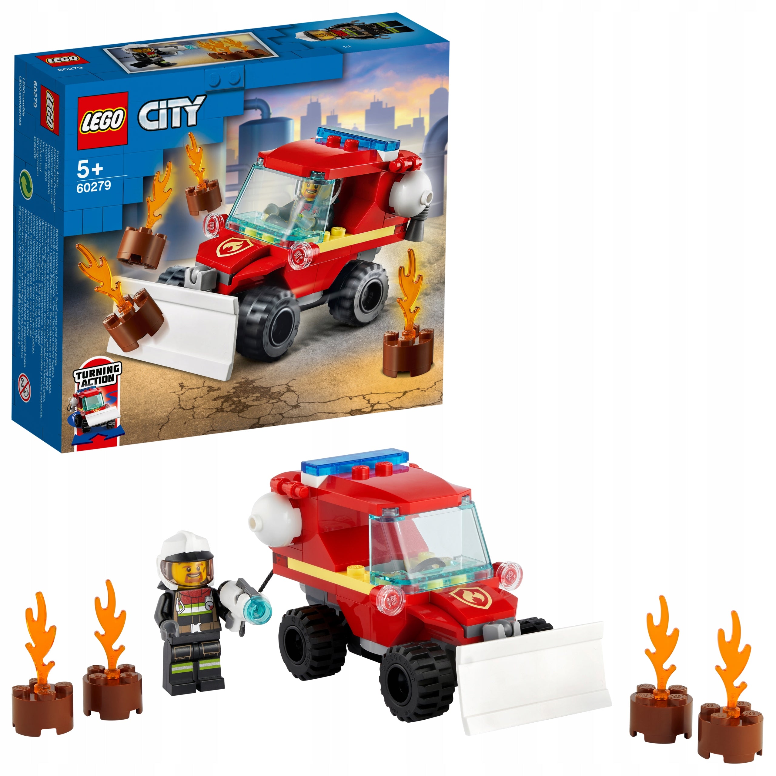 60279 LEGO® City Ugniagesių gelbėtojų sunkvežimis