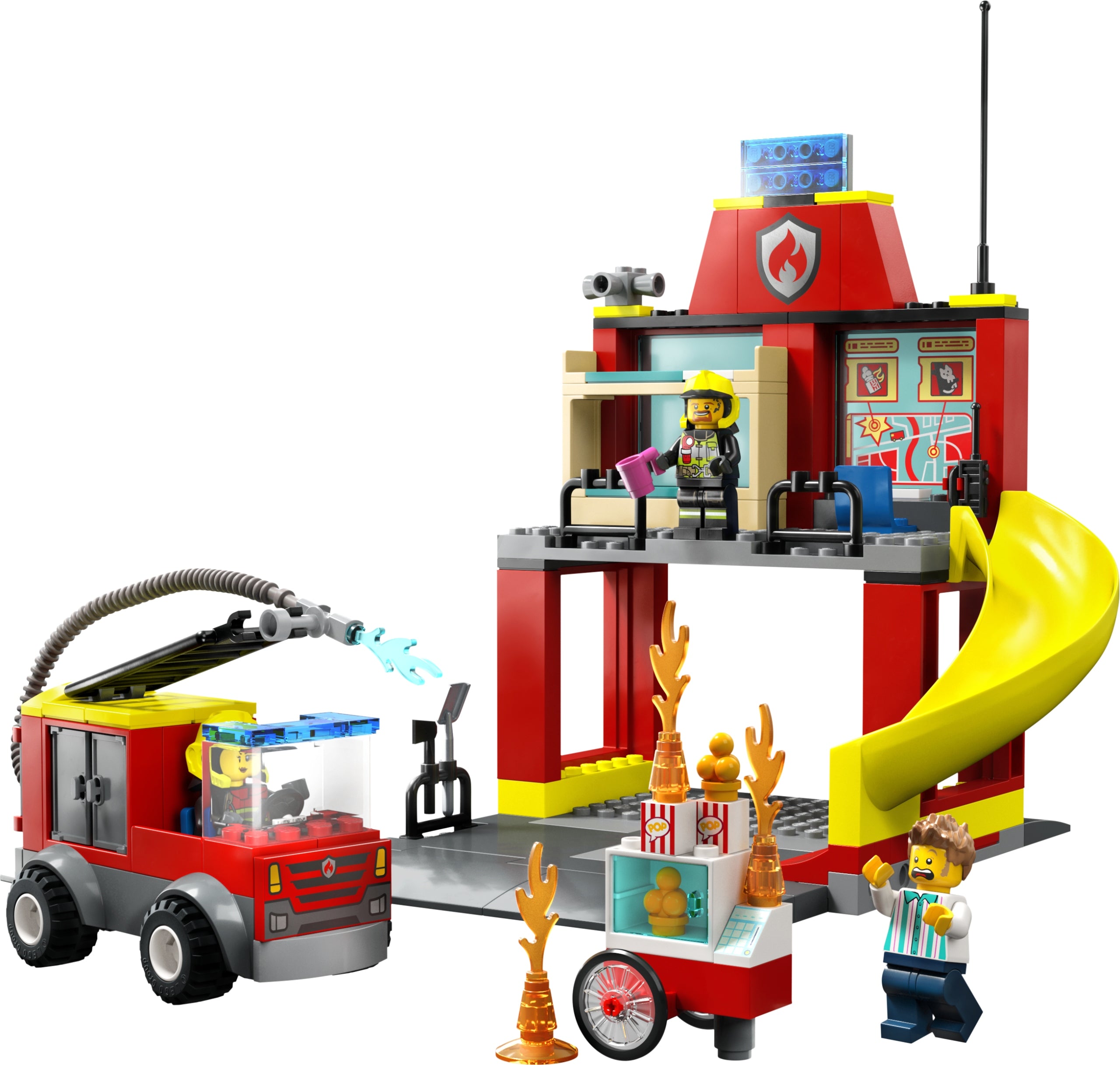 LEGO City 60375 Fire station and fire truck Brand LEGO