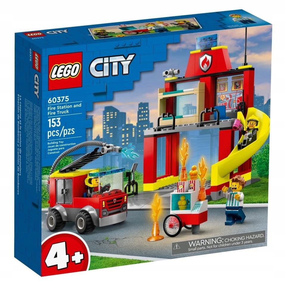 LEGO City 60375 Fire station and fire truck