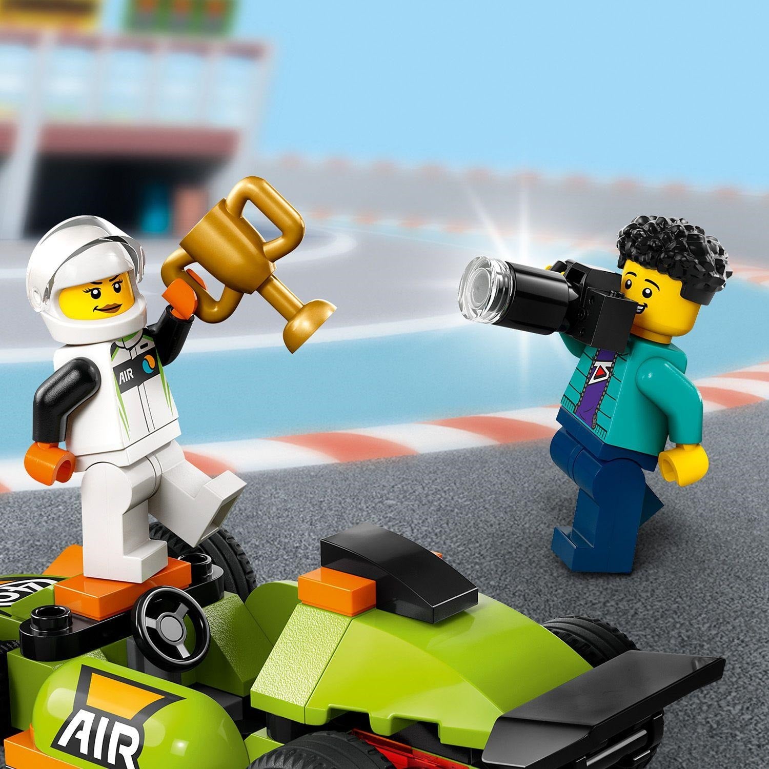 LEGO City 60399 Green race car Brand LEGO