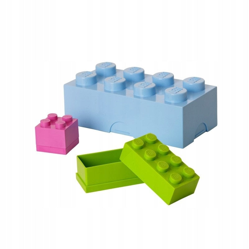 LEGO Container 4 MINI Block Box GREEN Color green