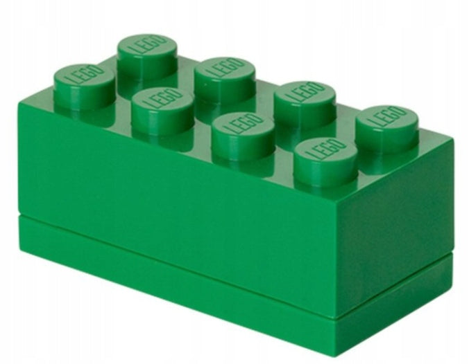 LEGO Container 8 MINI Block Box GREEN
