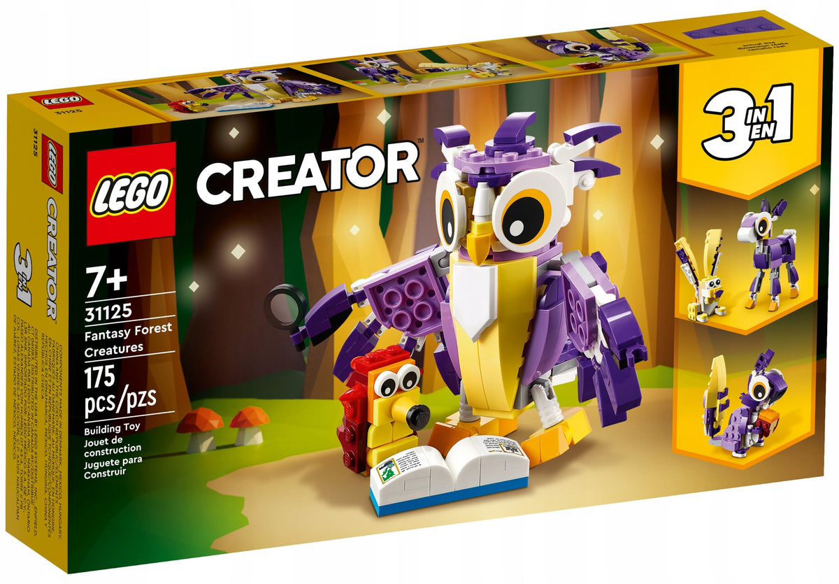LEGO Creator 3 in 1 Fantastic Forest Creatures 31125