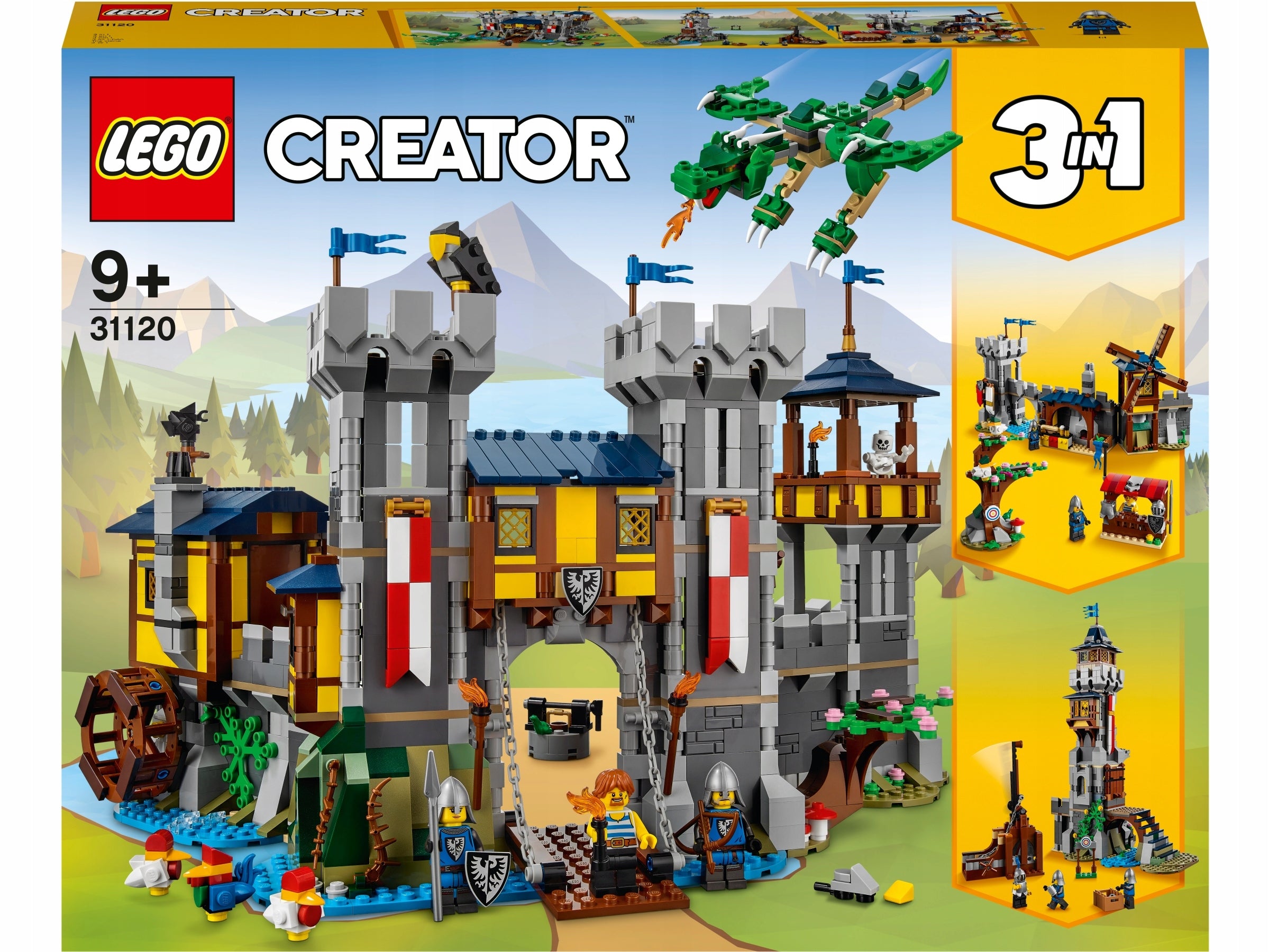 LEGO Creator 3in1 Medieval Castle 31120