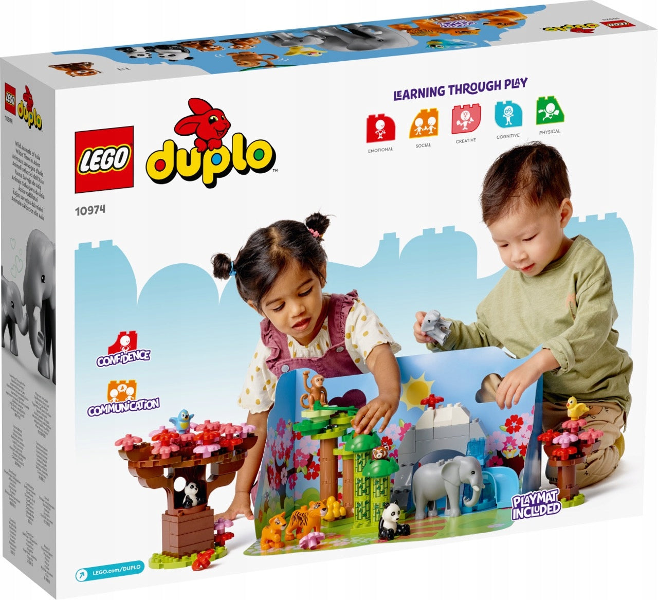 10974 LEGO® DUPLO Laukiniai Azijos gyvūnai
