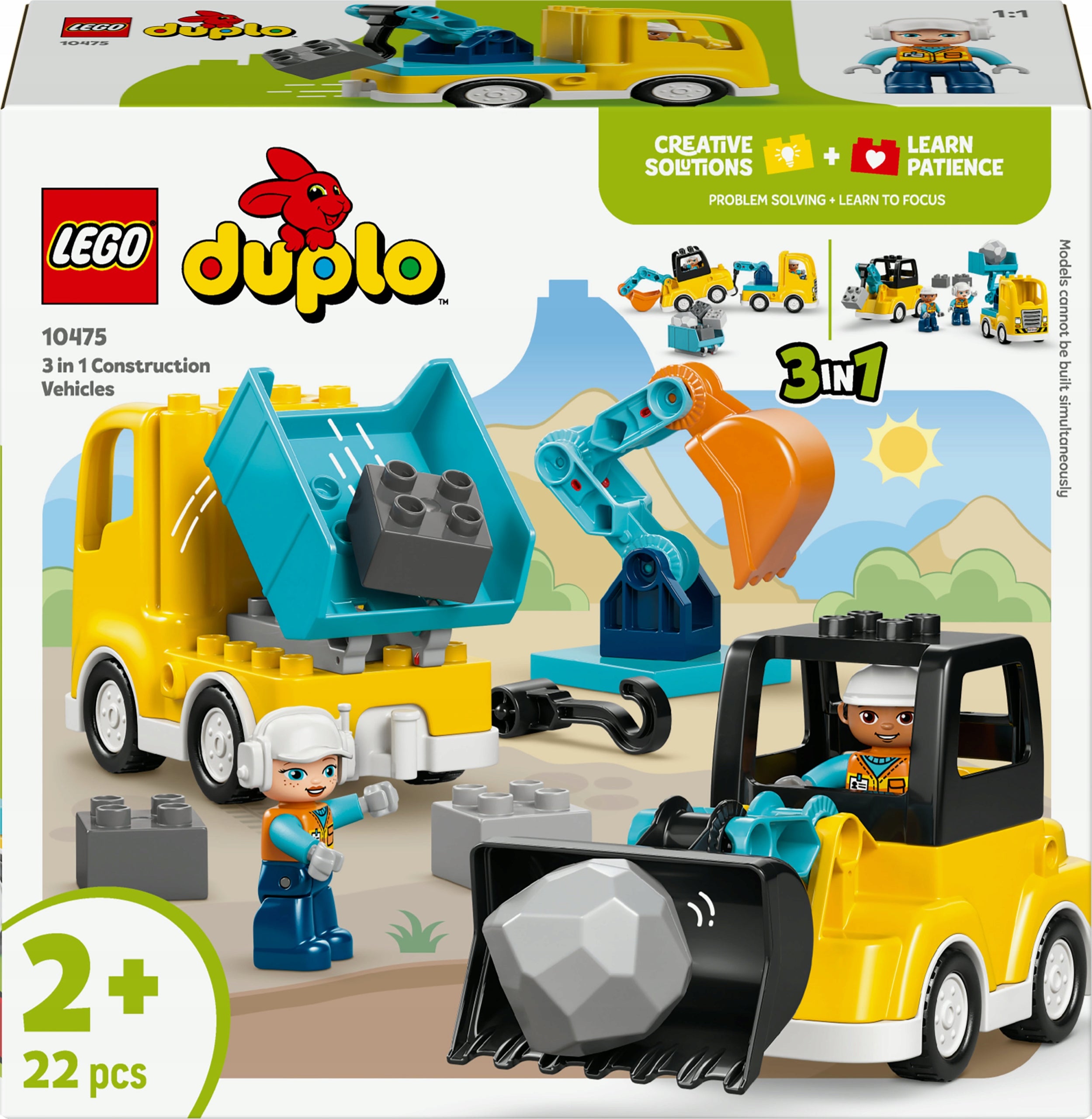 LEGO DUPLO Construction equipment 3 in 1 10475