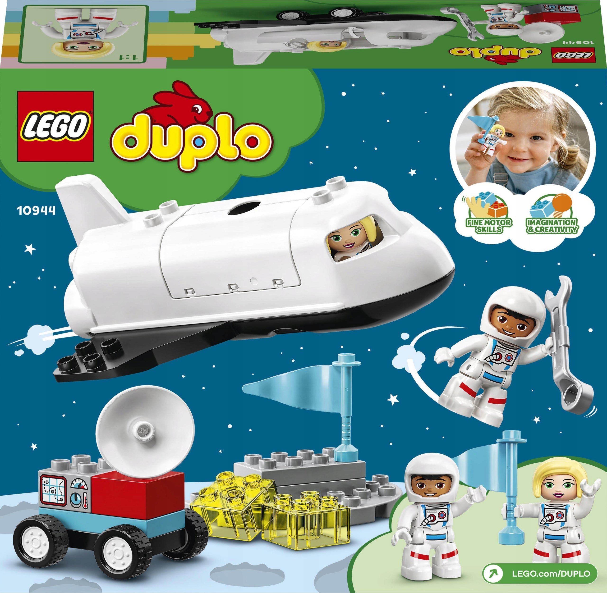 10944 LEGO® DUPLO Daugkartinio erdvėlaivio misija