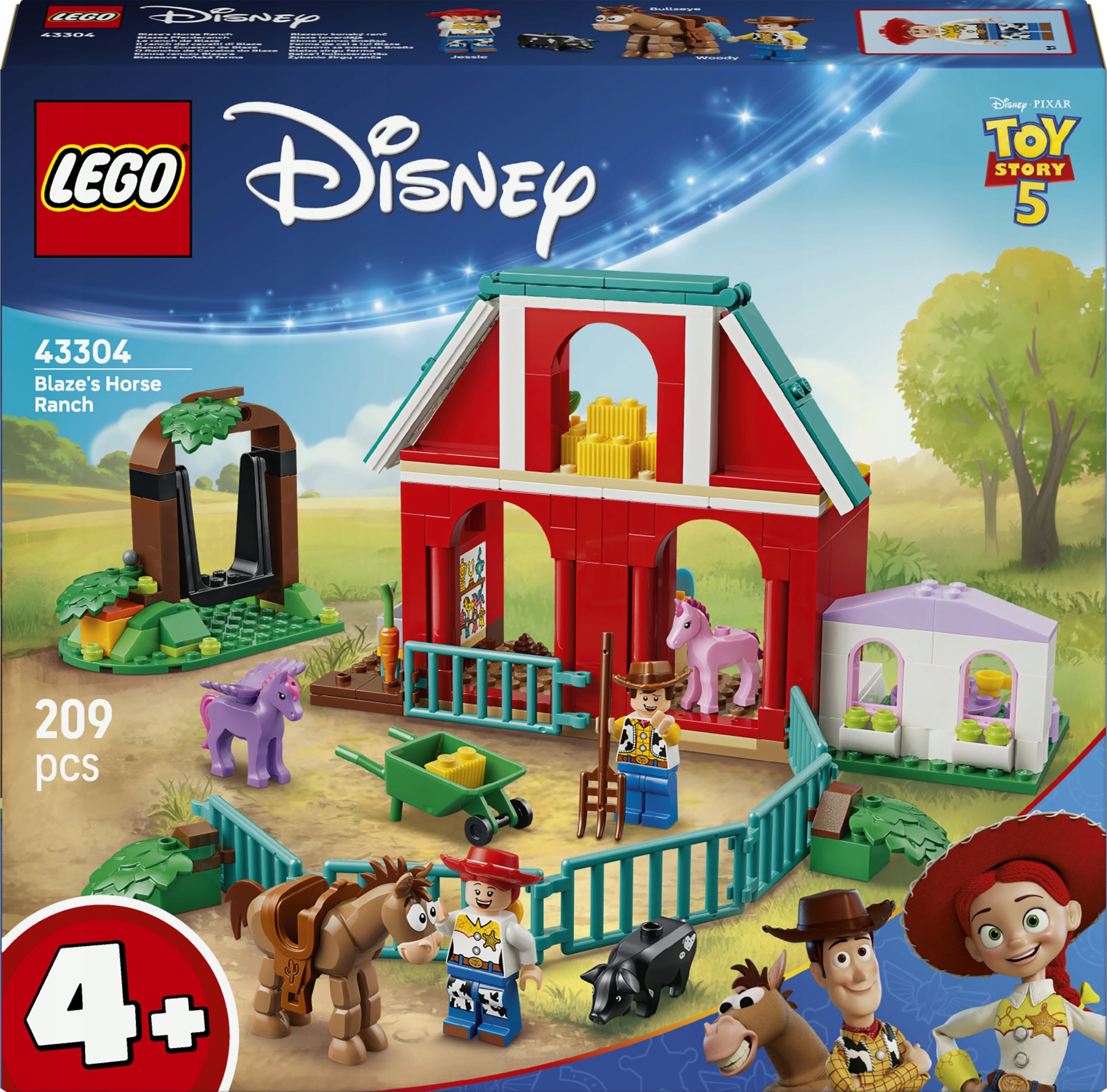 LEGO Disney Pixar 43304 Blaze's Horse Ranch
