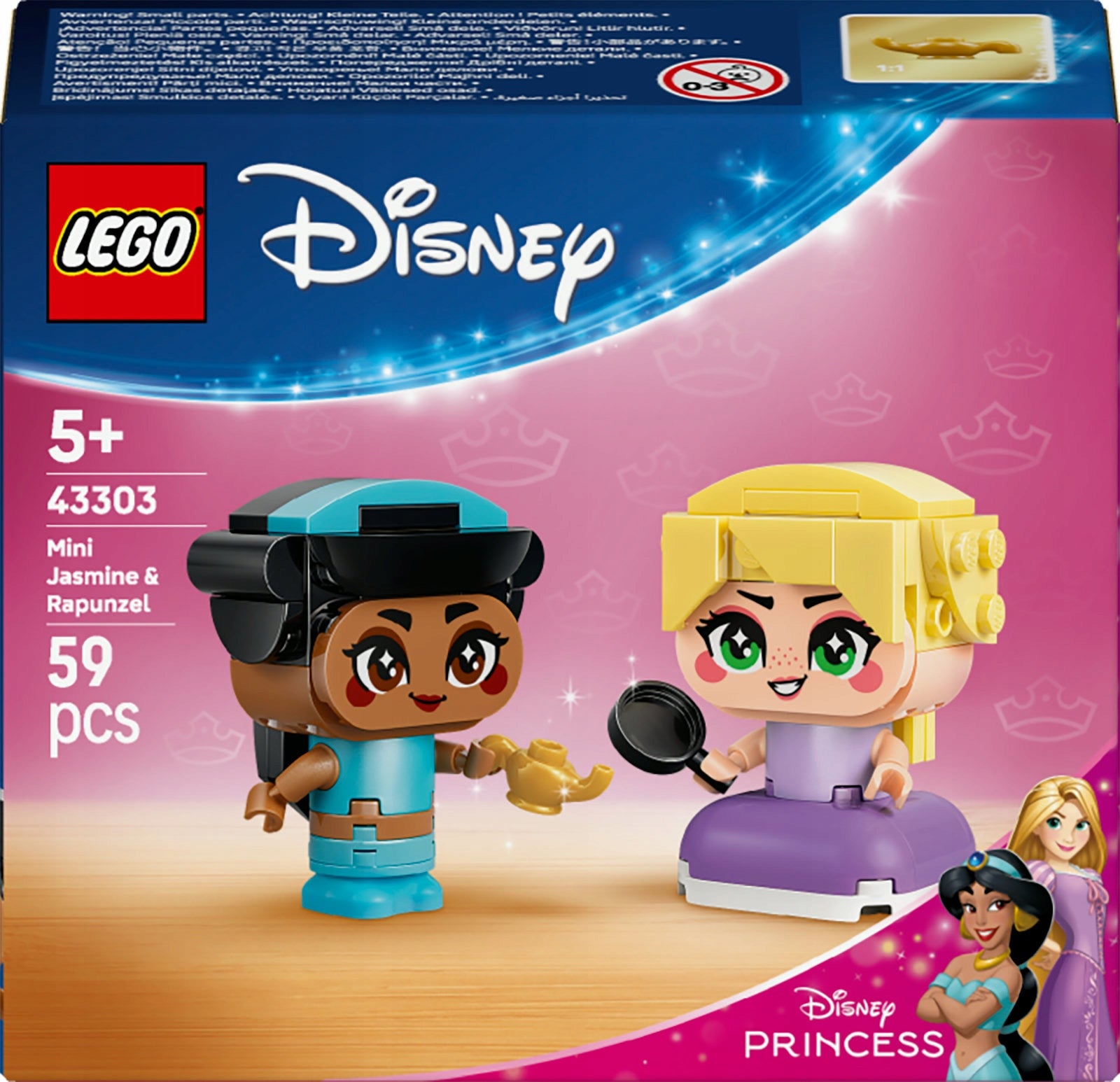 LEGO Disney Princess Little Jasmine and Rapunzel 43303