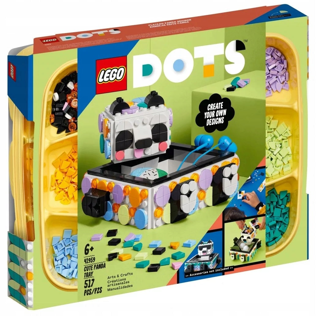 LEGO Dots 41959 Container with cute panda Brand LEGO