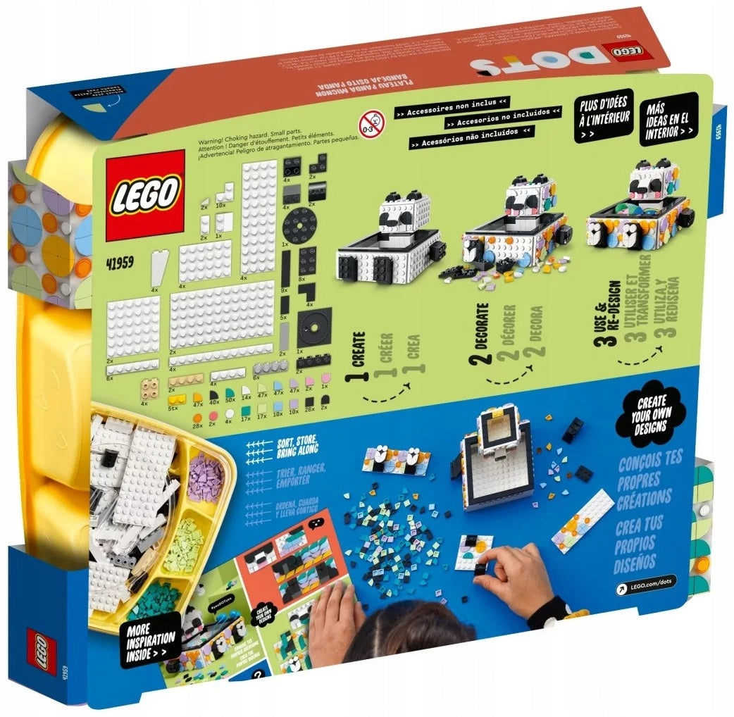LEGO Dots 41959 Container with cute panda Color multicolor