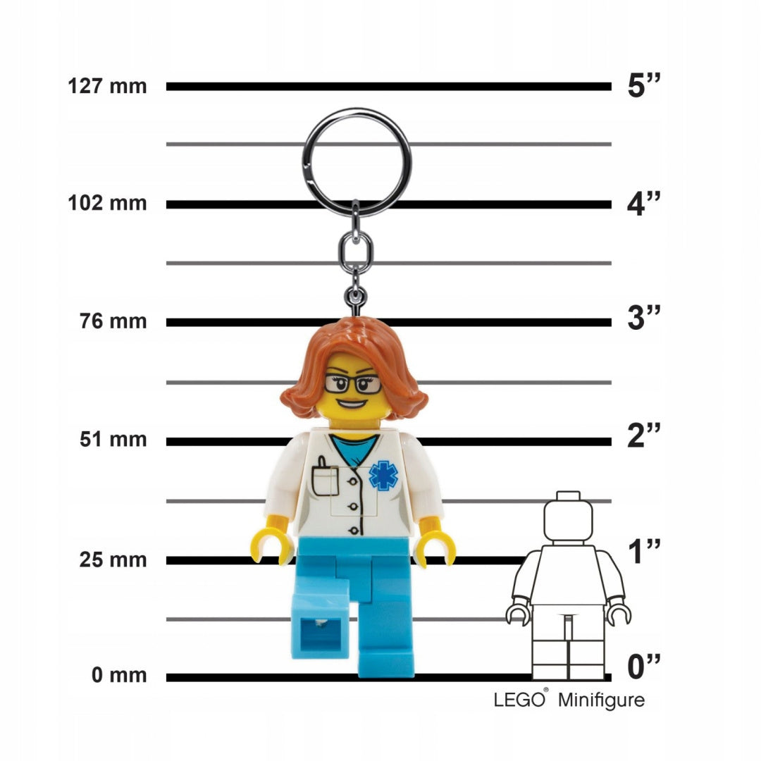 LEGO FLASHLIGHT KEYCHAIN Doctor LGL-KE185 for stethoscope Brand LEGO