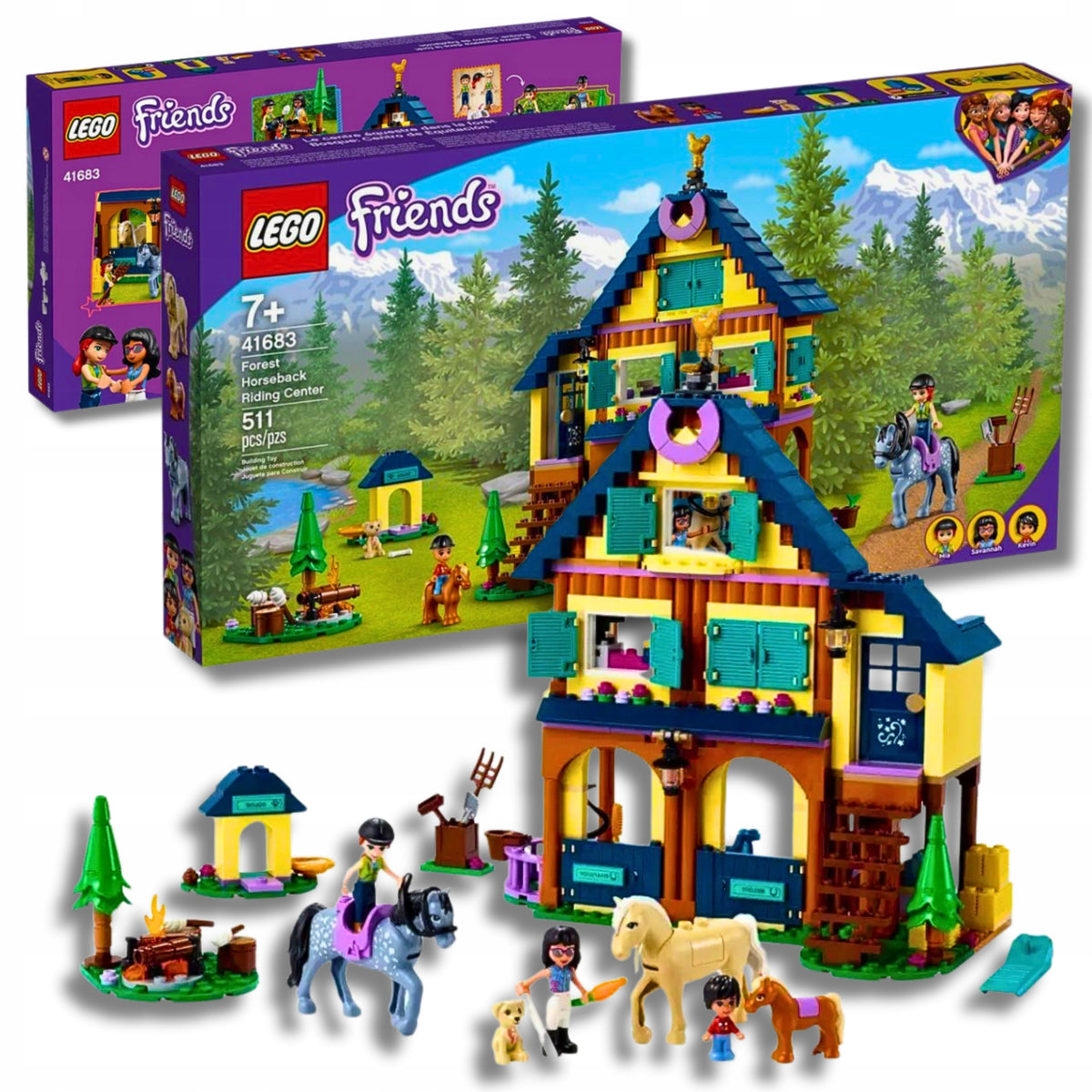 LEGO Friends 41683 Forest Riding Centre Product number 41683