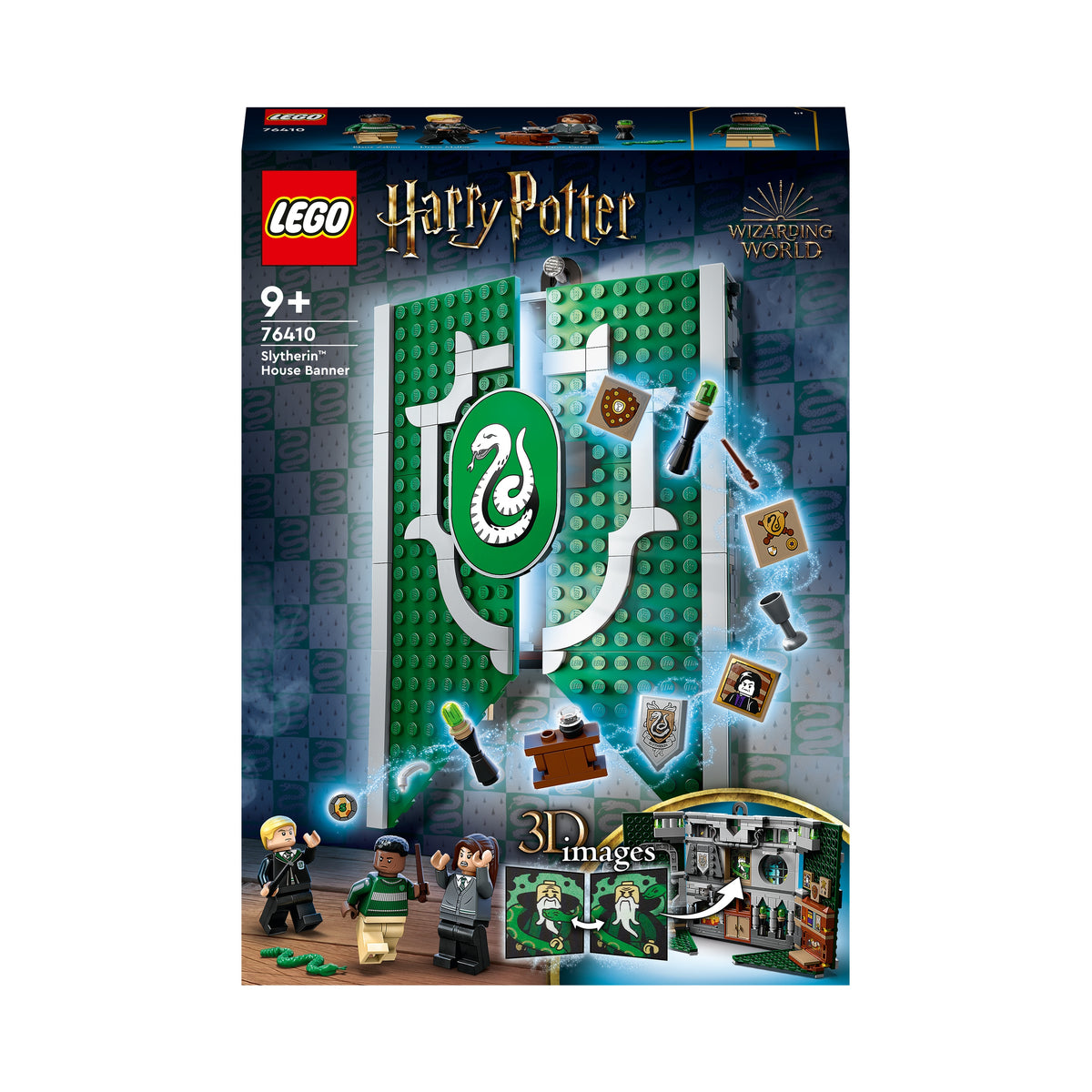 LEGO HARRY POTTER 76410 SLYTHERIN FLAG Packaging status original
