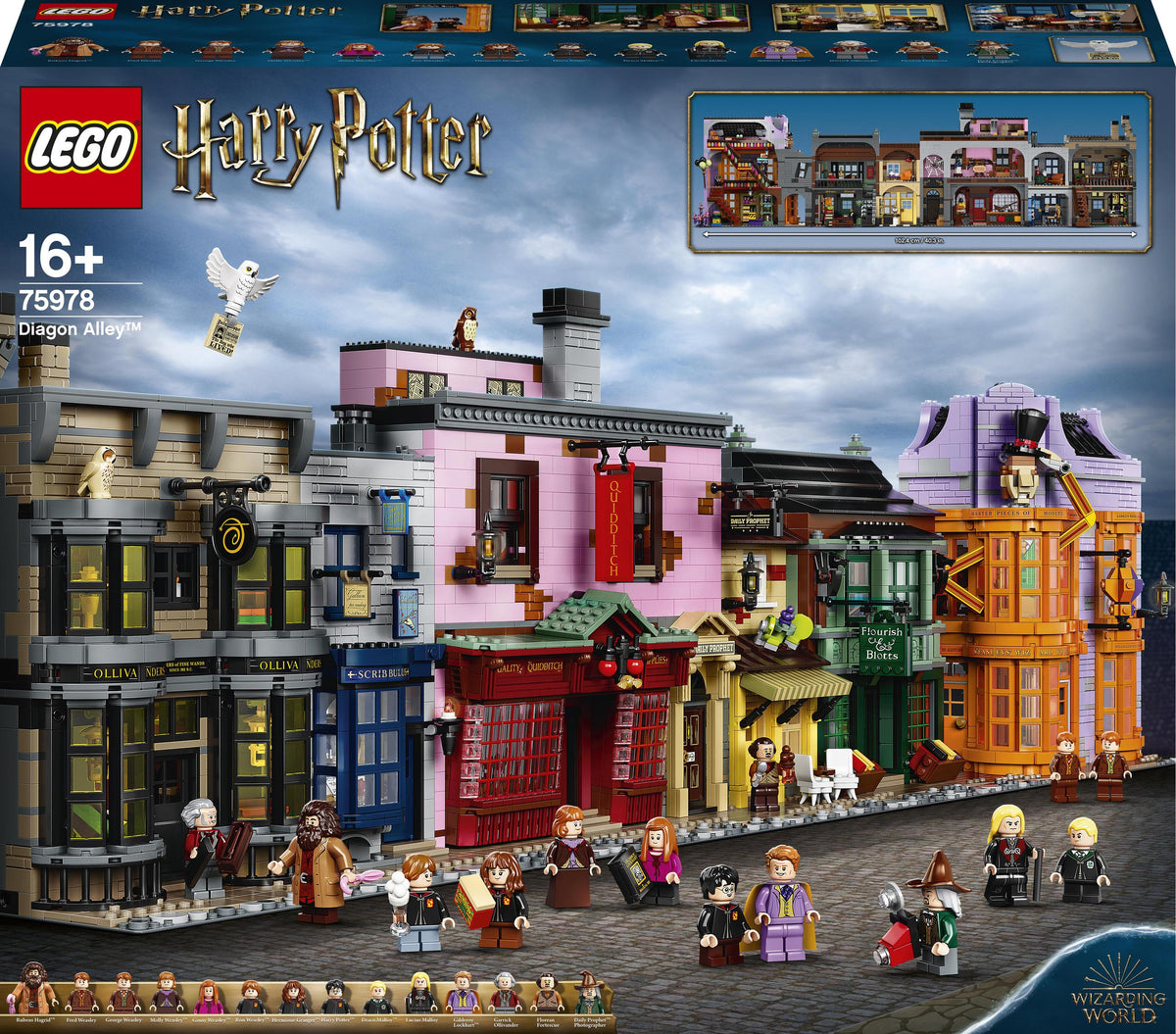 LEGO Harry Potter 75978 Diagonal Street 16+ Collectible Set NEW
