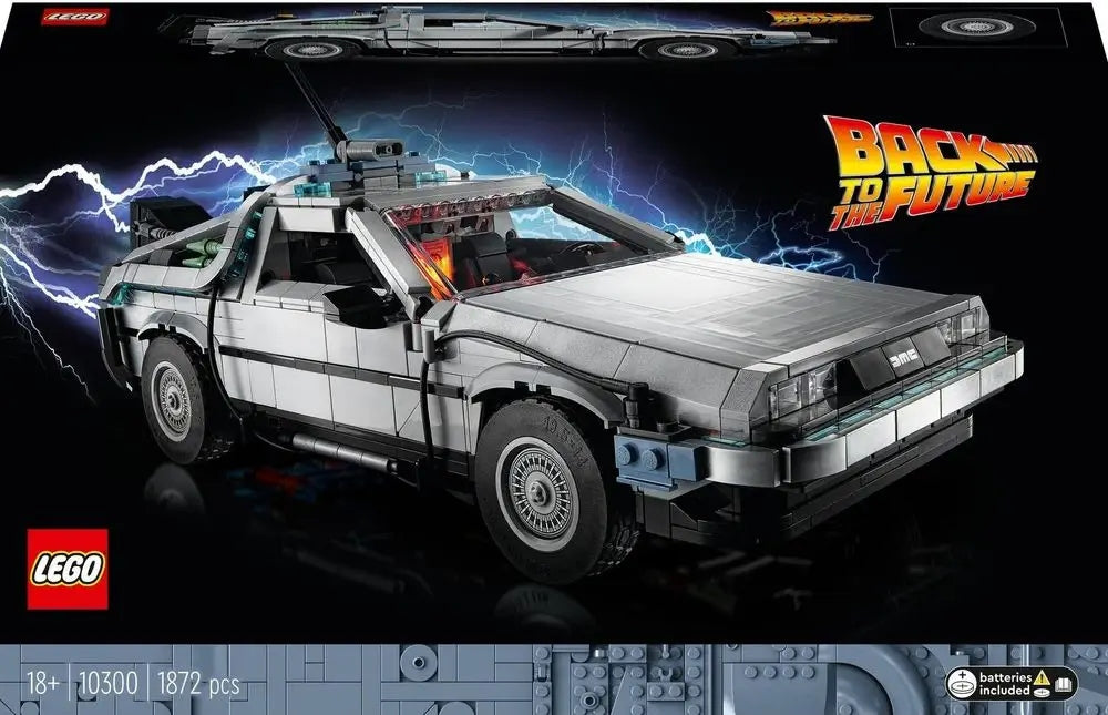 LEGO ICONS 10300 Time machine from Back to the Future NEW Packaging status original