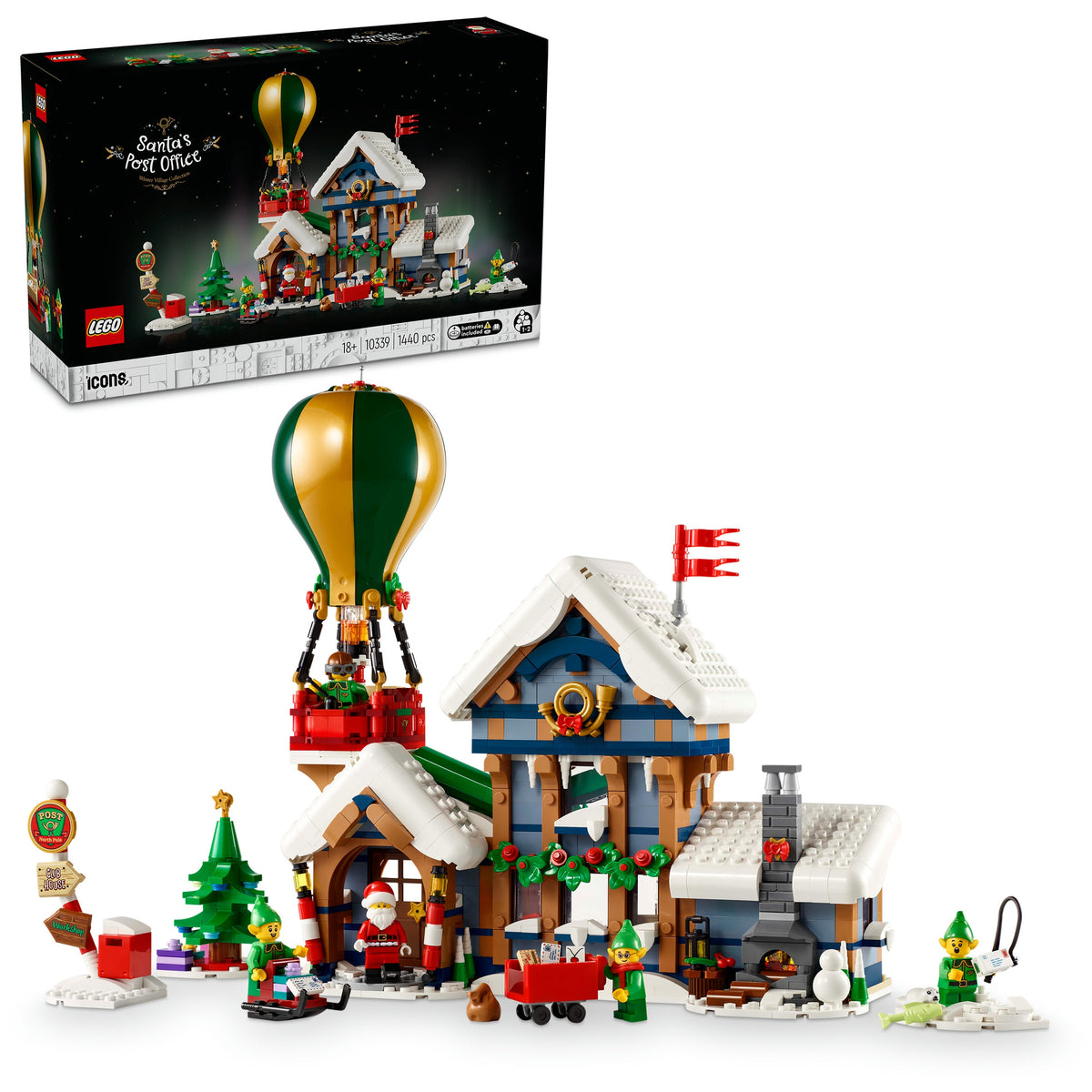 LEGO ICONS 10339 Santa Claus Post