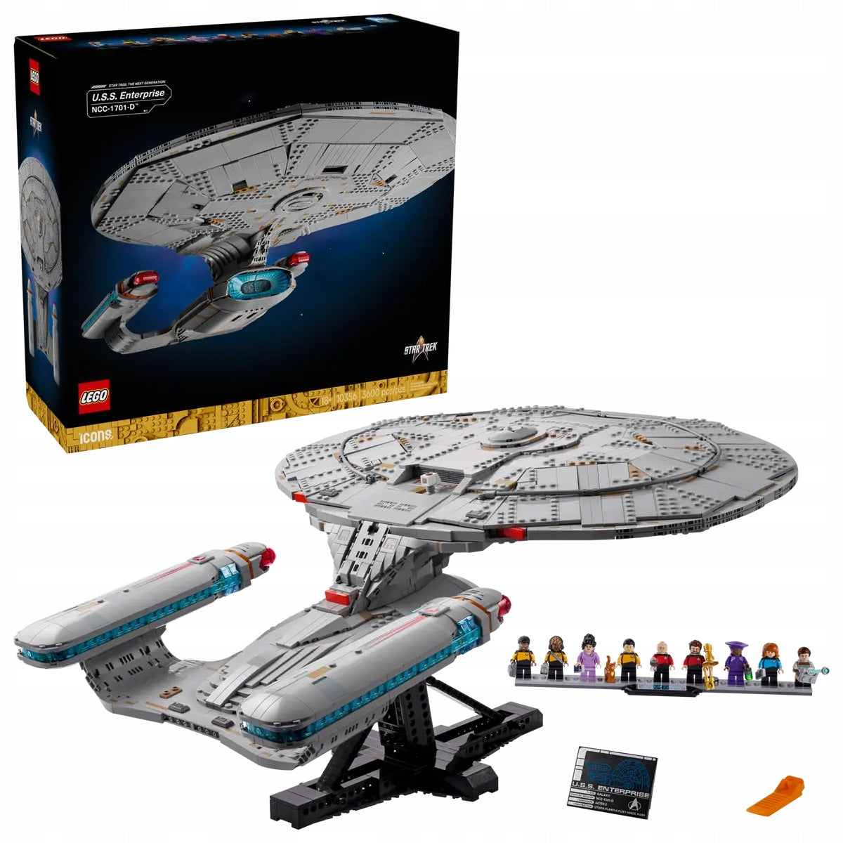 LEGO ICONS 10356 Star Trek: U.S.S. Enterprise NCC-1701-D UNIQUE SHOP