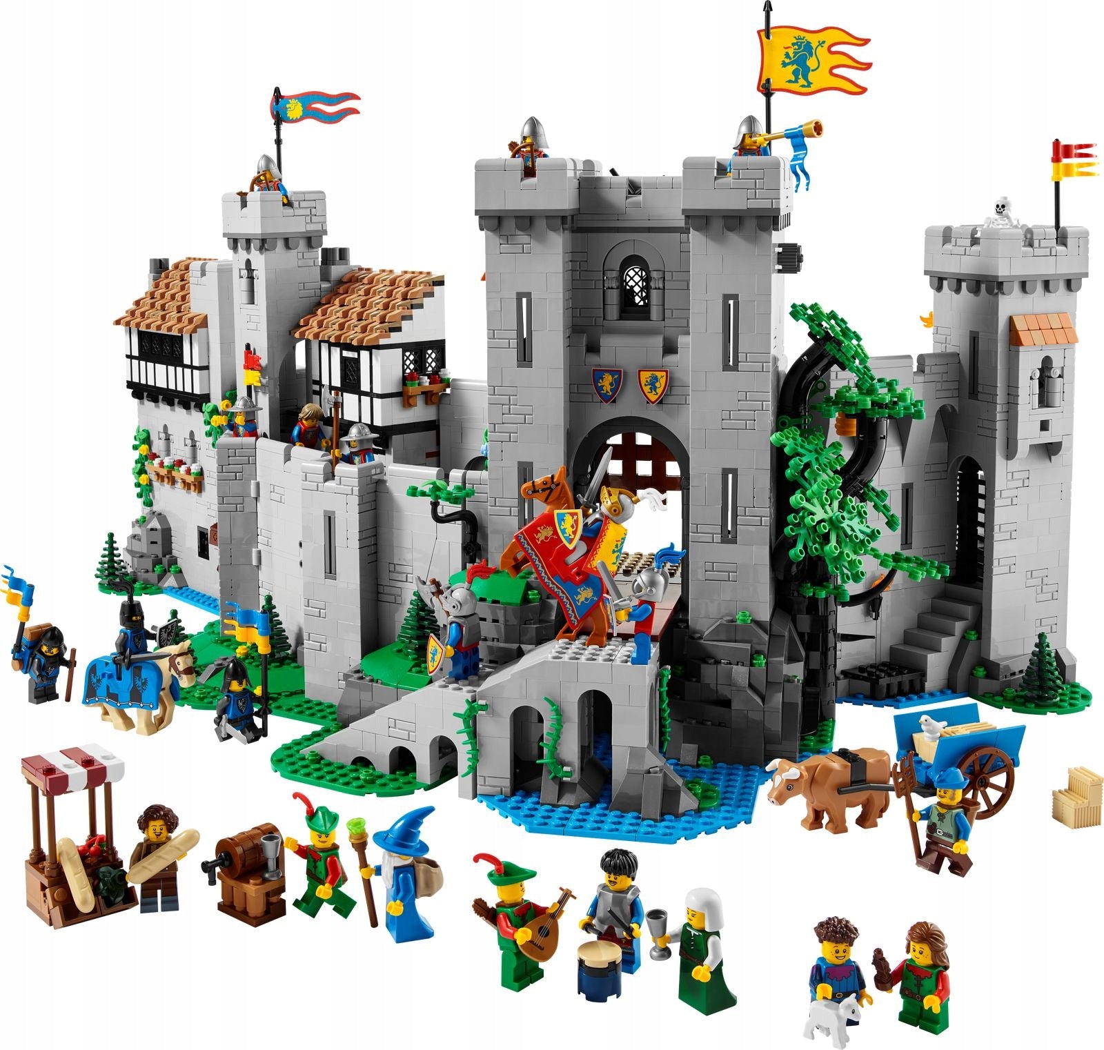 LEGO - ICONS - CASTLE OF KNIGHTS OF THE COAT OF ARMS LION - 10305 Brand LEGO
